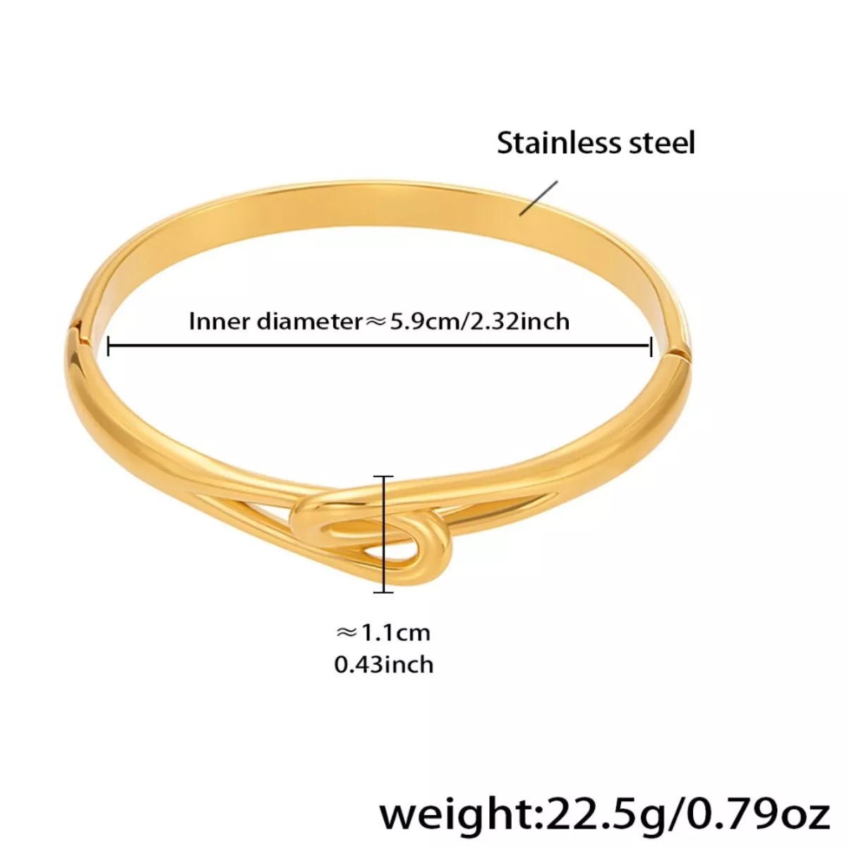 Crowned Energy CO. Style A / One Size Trendsi Jewelry 18K Gold-Plated Zircon Bracelet