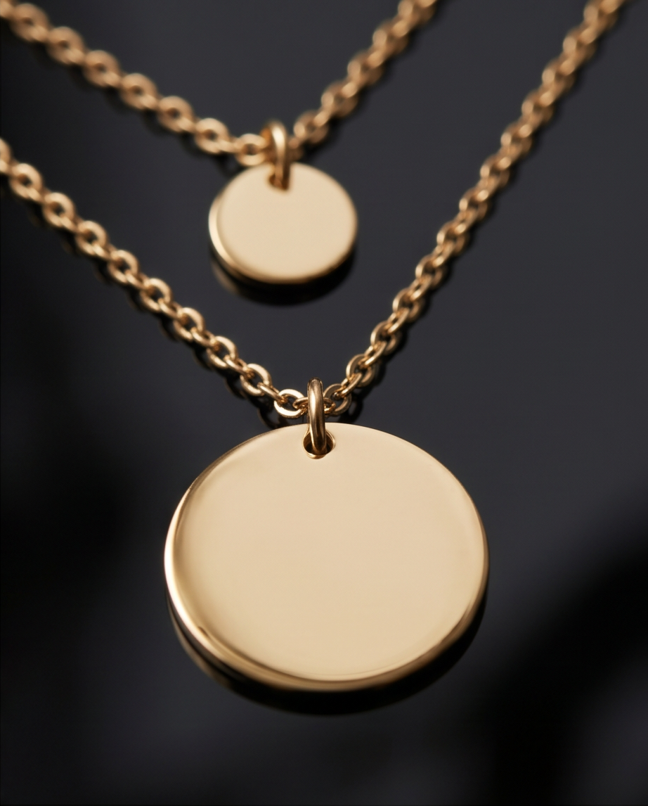 Double Pendant Necklace