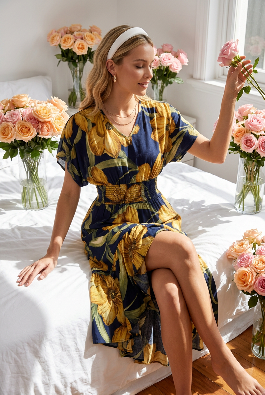 Mlle Gabrielle Floral Dress