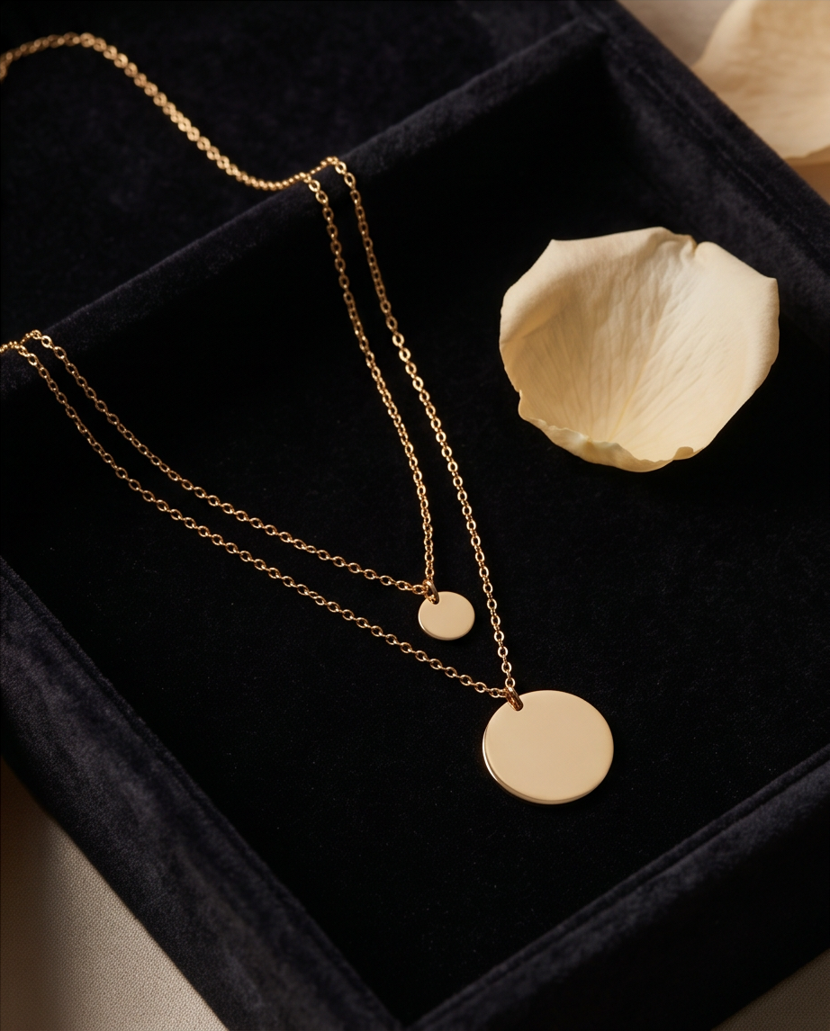 Double Pendant Necklace