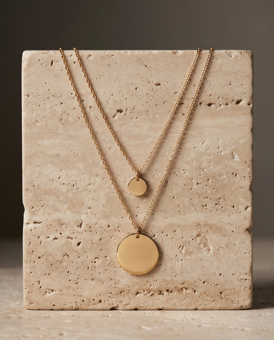 Double Pendant Necklace