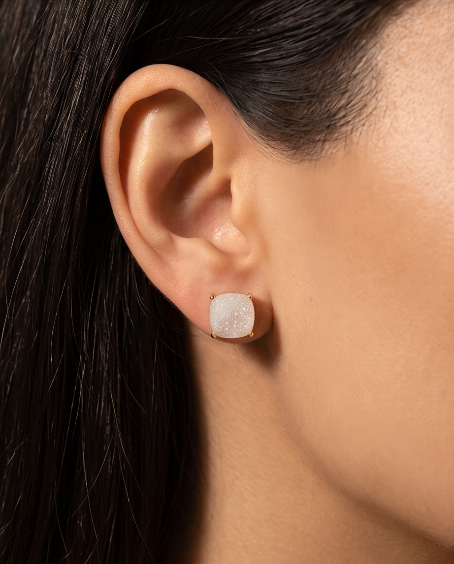 Luxury Square Stud Earrings