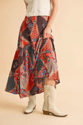 Aemi + Co Printed Maxi Skirt - Crowned Energy CO.