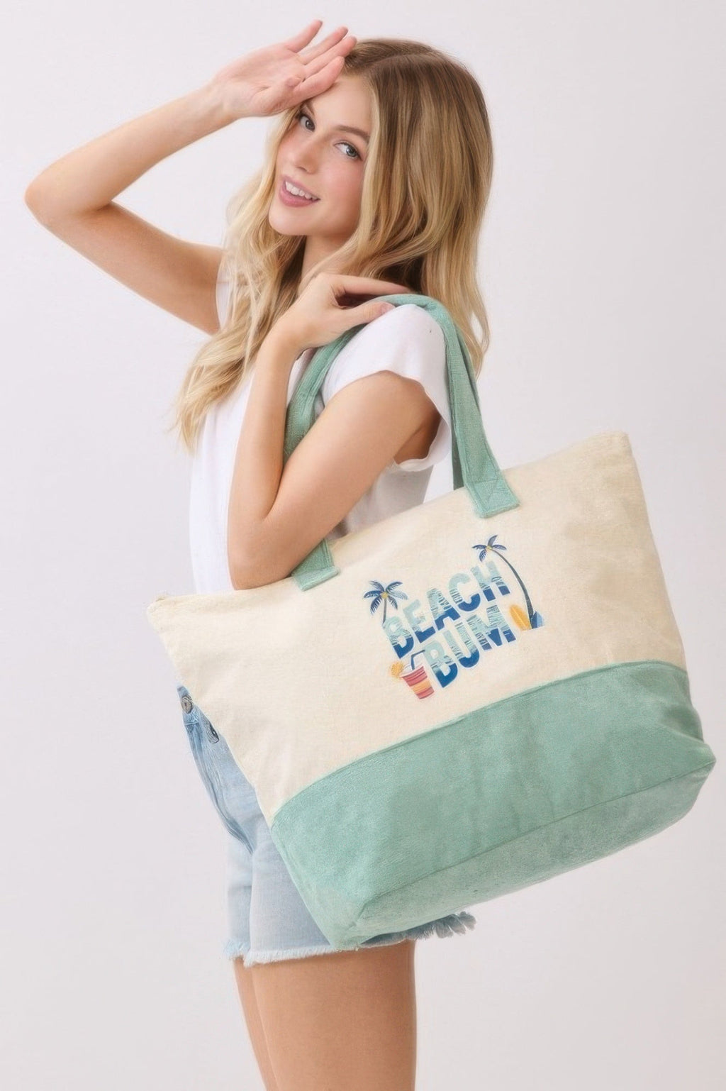 Beach Bum Terry Tote - Crowned Energy CO.