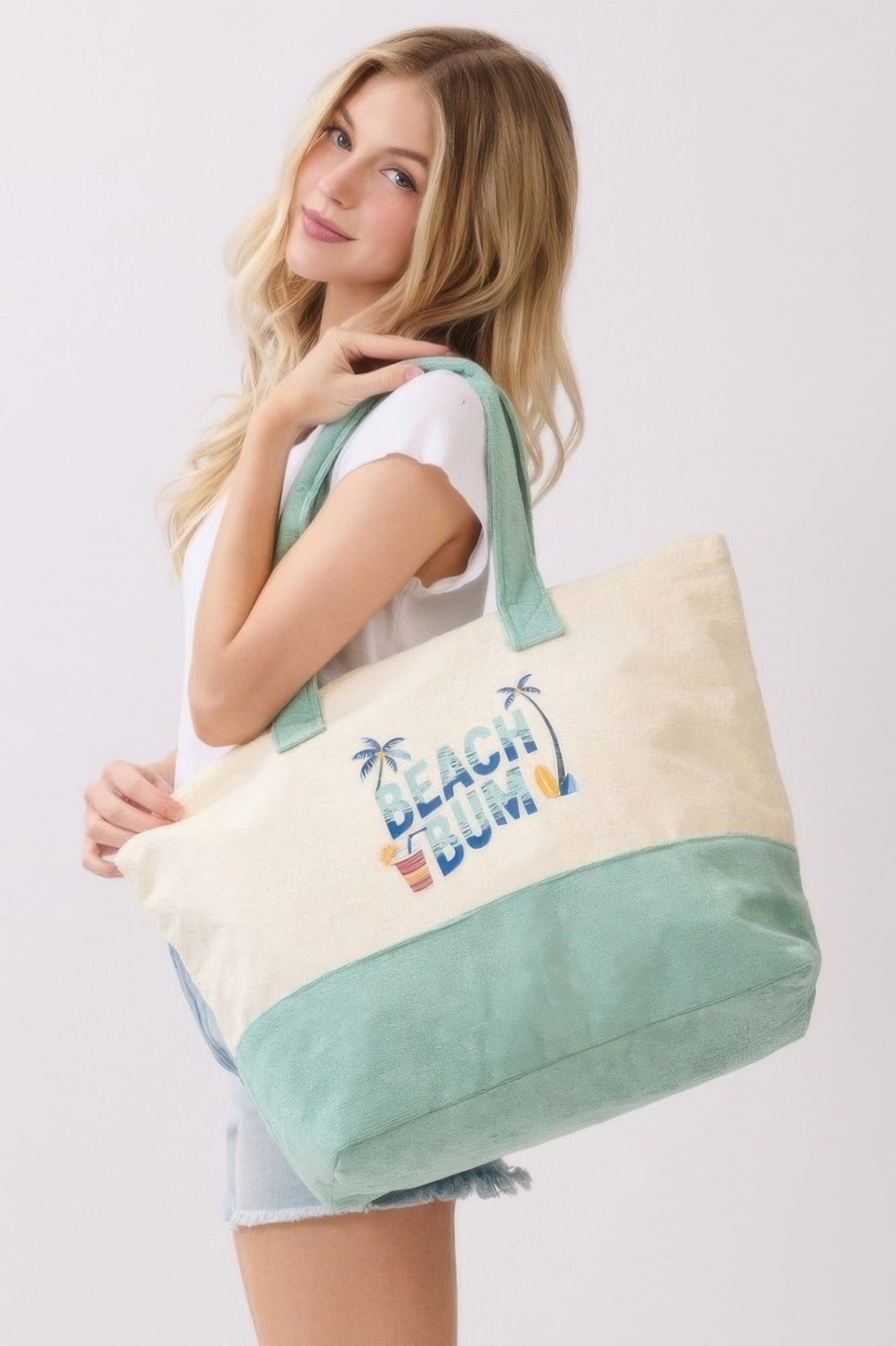 Beach Bum Terry Tote - Crowned Energy CO.