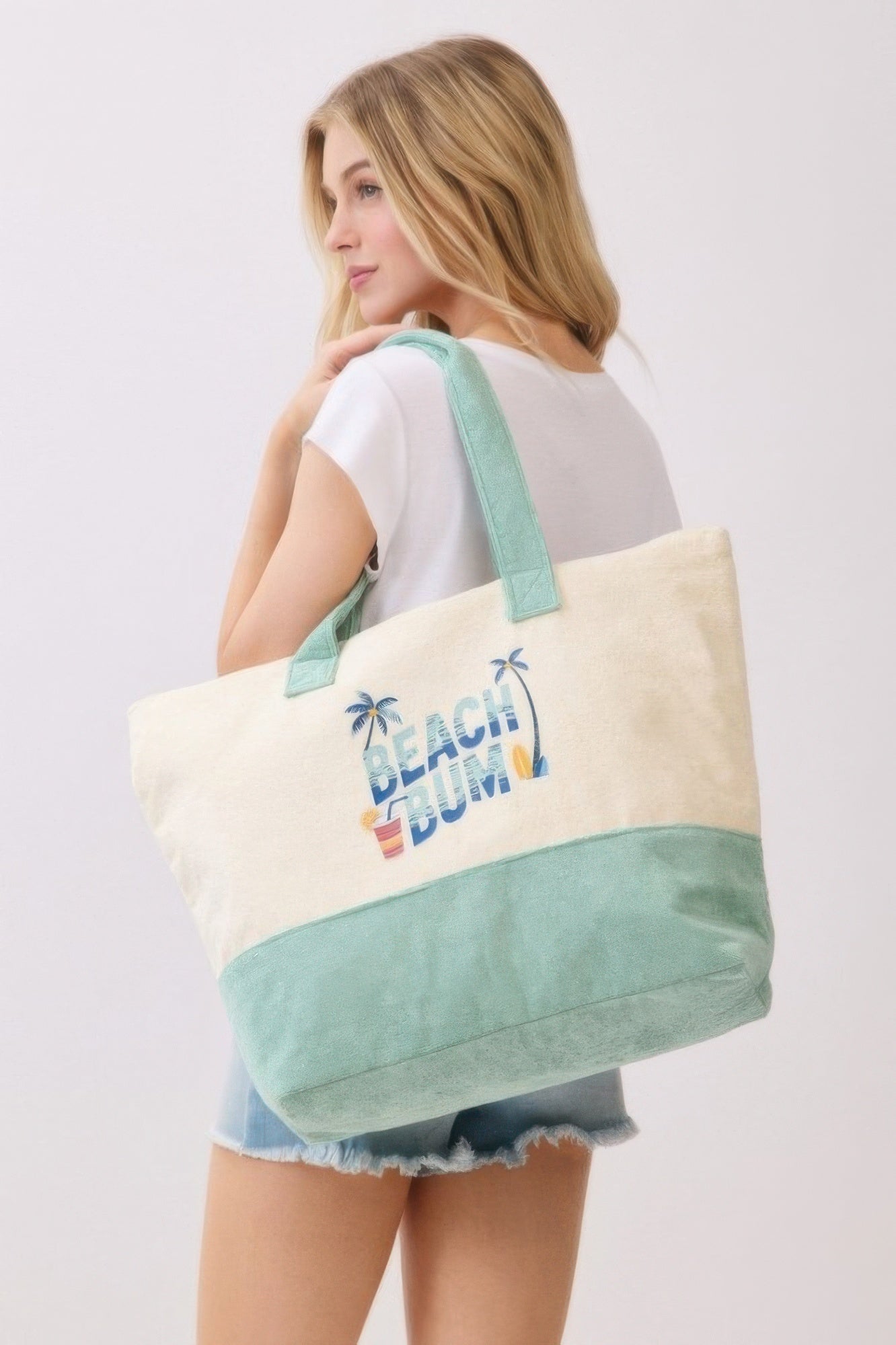 Beach Bum Terry Tote - Crowned Energy CO.