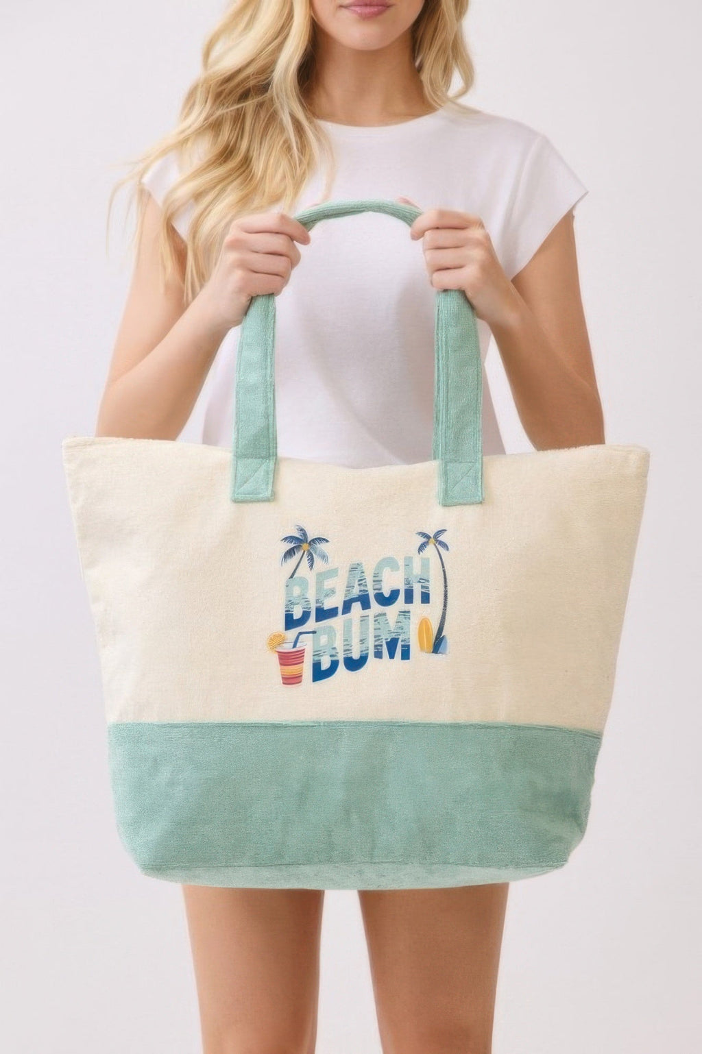 Beach Bum Terry Tote - Crowned Energy CO.
