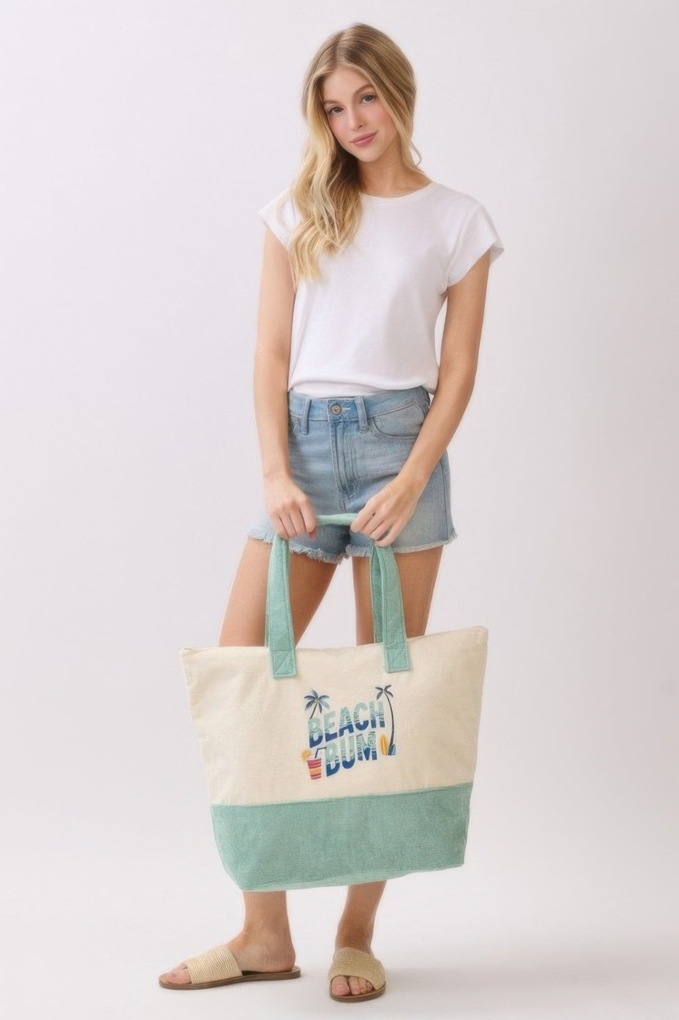 Beach Bum Terry Tote - Crowned Energy CO.