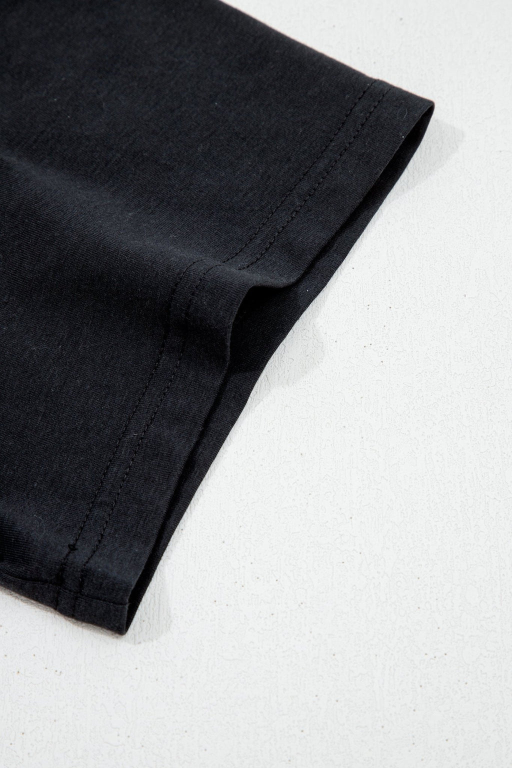 Black Asymmetric Shoulder Detail Short Sleeve Plus Size Maxi Dress - Crowned Energy CO.