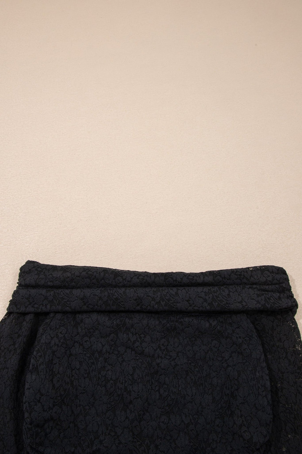 Black Floral Lace Off - shoulder Long Sleeve Slim Top - Crowned Energy CO.