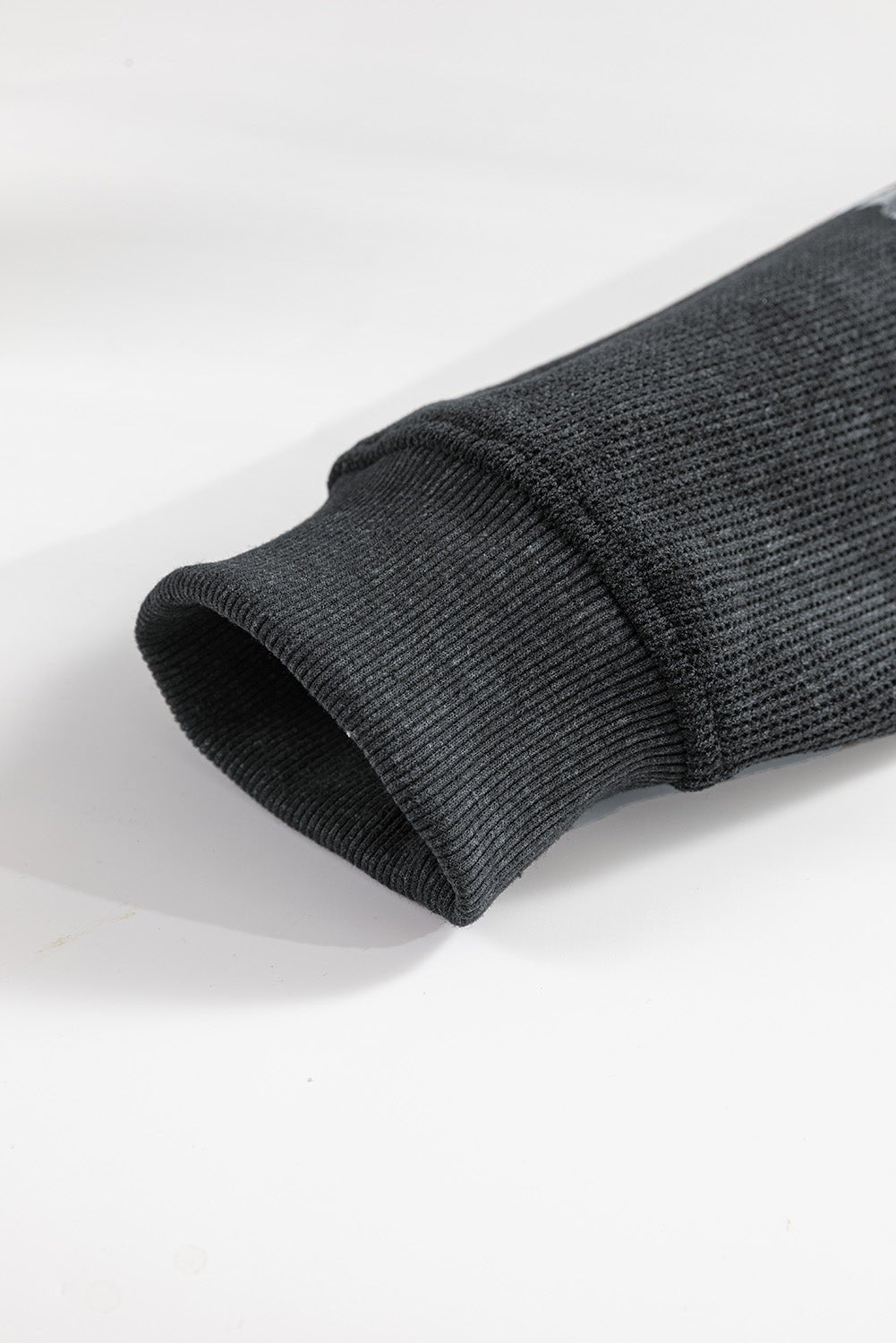 Crowned Energy CO. Black / S / 100%Polyester Dear-Lover Dropshipping Graphic/Graphic Sweatshirts Black Halloween Ghost Corded Crew Neck Loose Sweatshirt