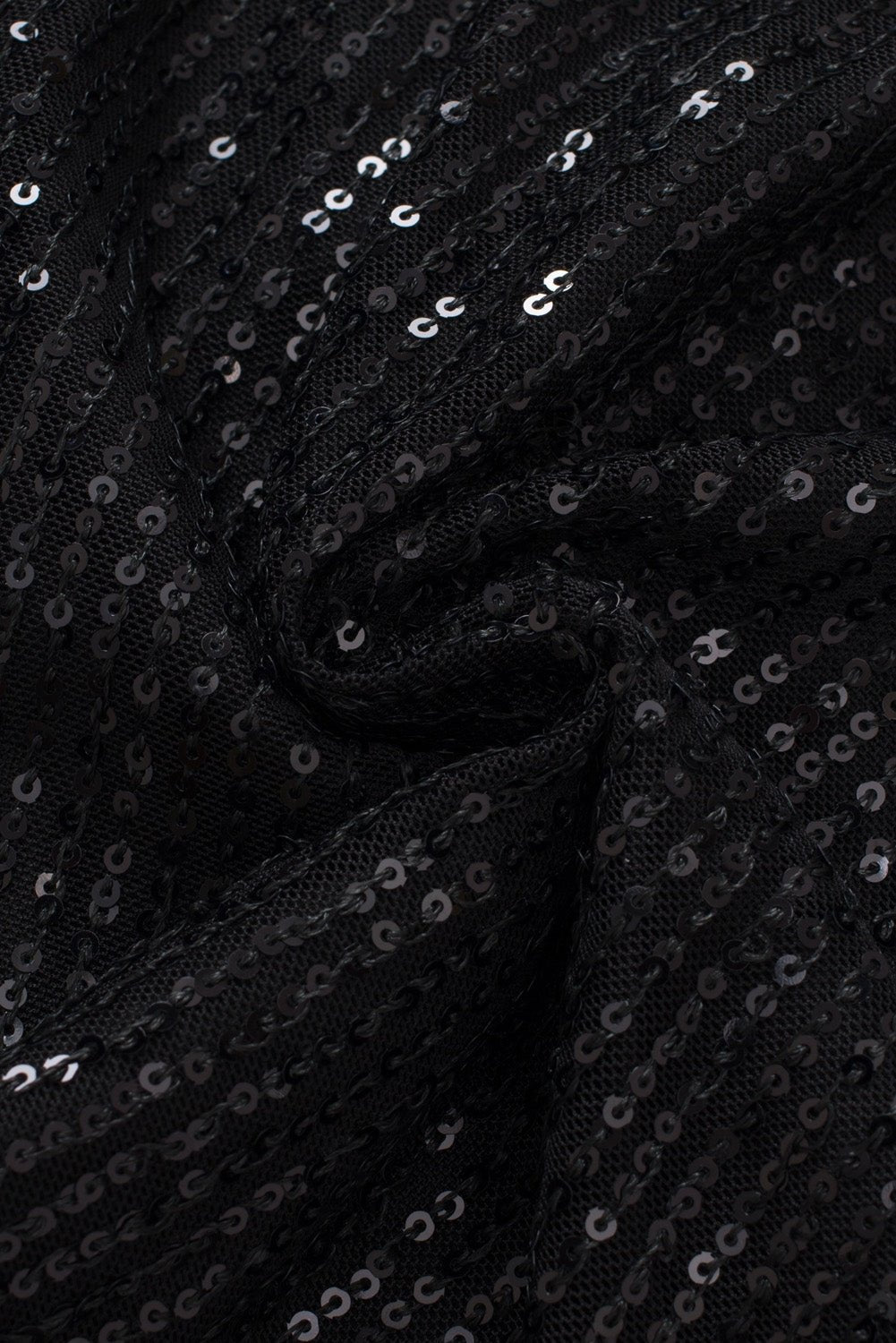 Black Sequin Wide Leg Pants - Crowned Energy CO.