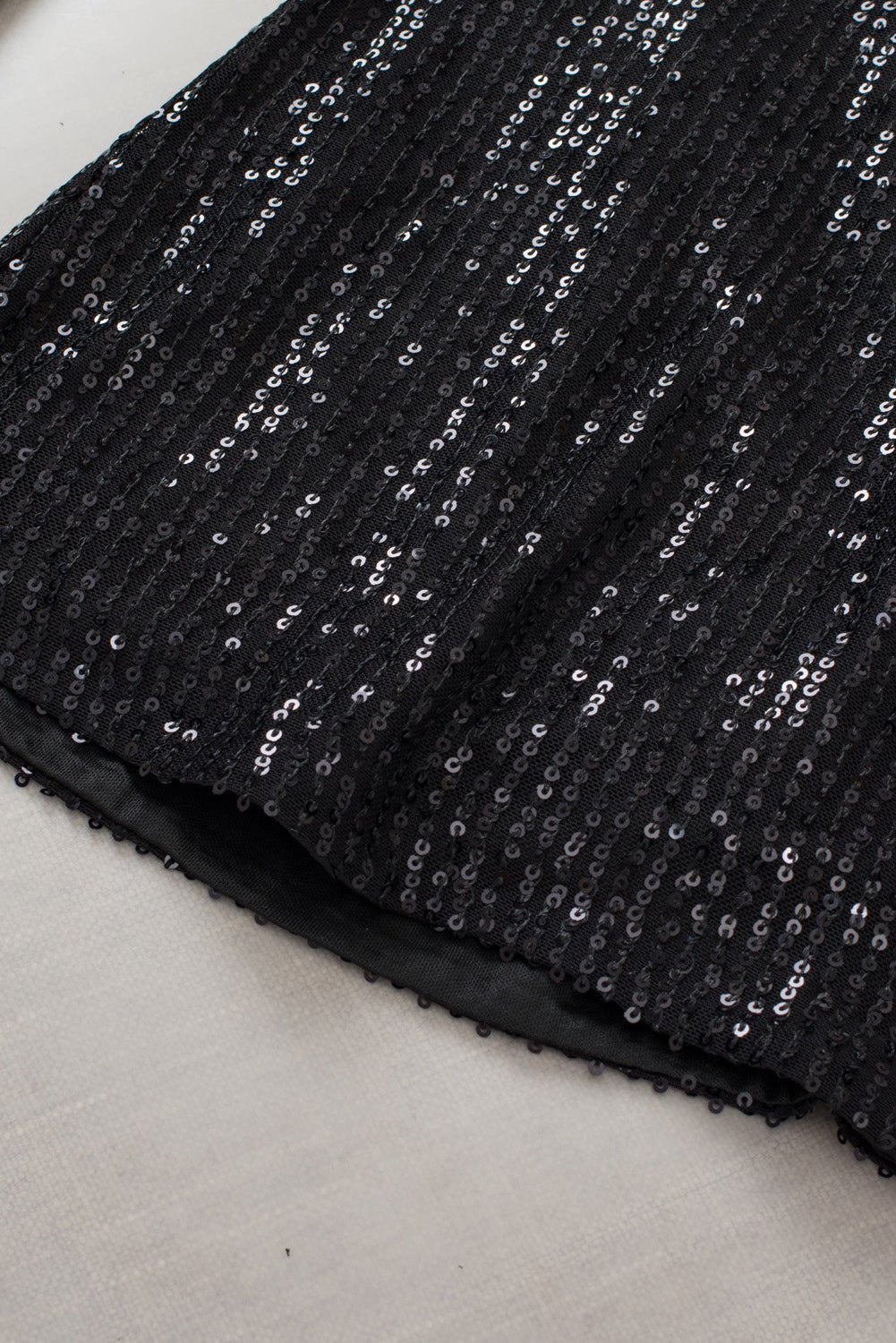 Black Sequin Wide Leg Pants - Crowned Energy CO.