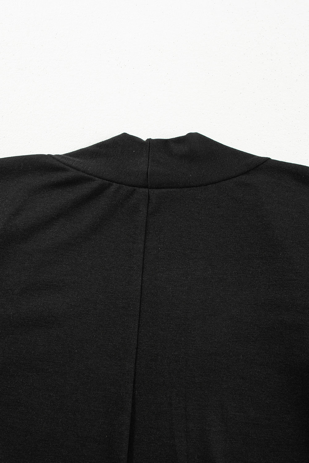 Black Split Long Cardigan and Skinny Pants Lounge Set - Crowned Energy CO.