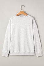 Black Vintage Washed GAME DAY Graphic Baggy Sweatshirt - Goddess Vibes