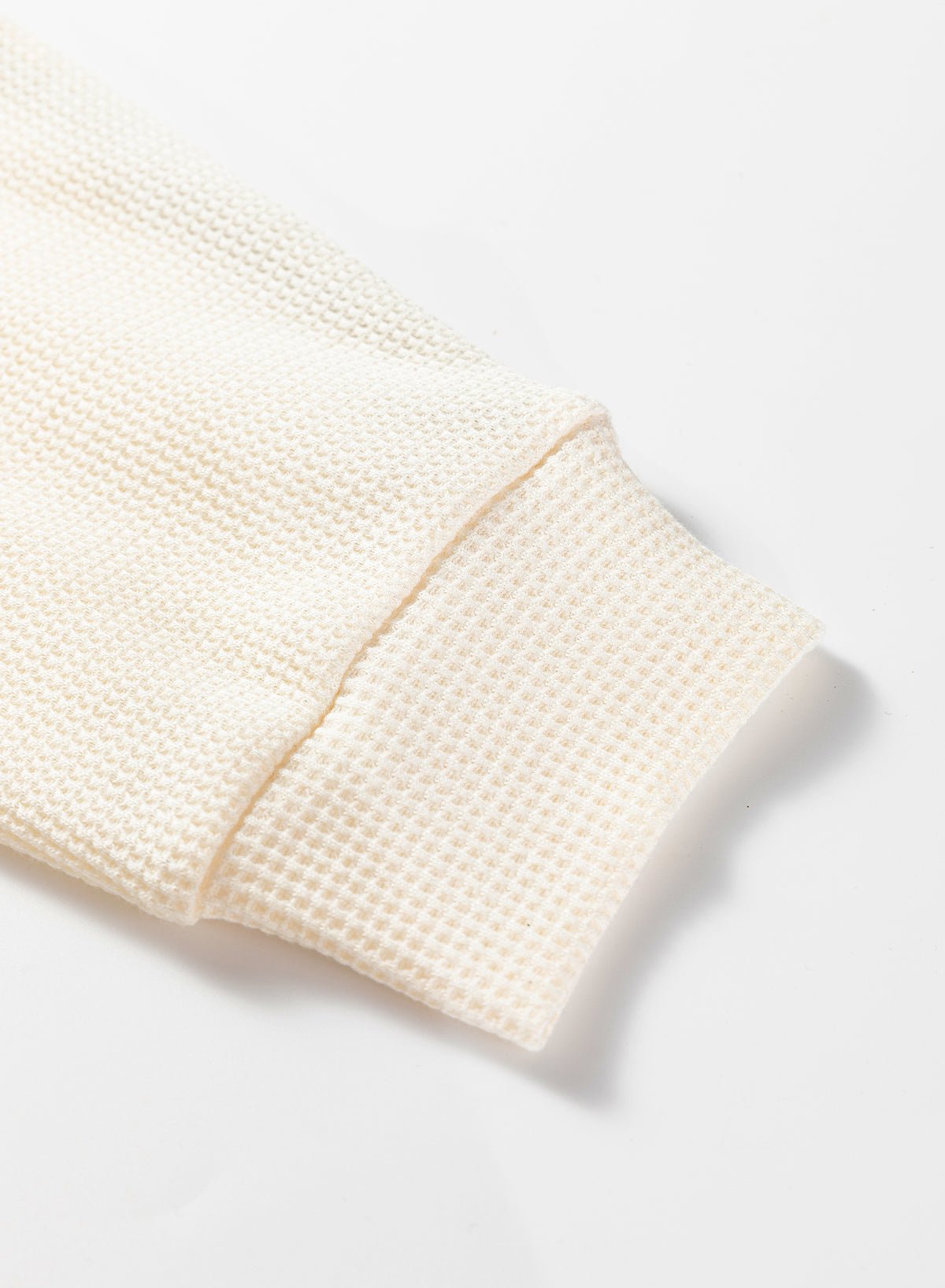 Crowned Energy CO. Black / S / 65%Polyester+35%Cotton Dear-Lover Dropshipping Tops/Sweatshirts & Hoodies Black Waffle Contrast Knit Color Block Patchwork Button Front Oversize Hoodie