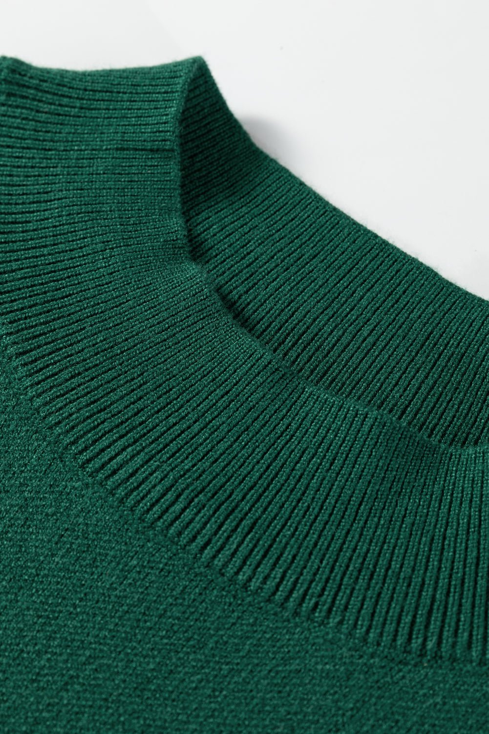 Crowned Energy CO. Blackish Green / S / 52%Viscose+26%Polyester+22%Polyamide Dear-Lover Dropshipping Sweaters & Cardigans/Sweaters Blackish Green Pearl Embellished Bow Pattern Loose Sweater