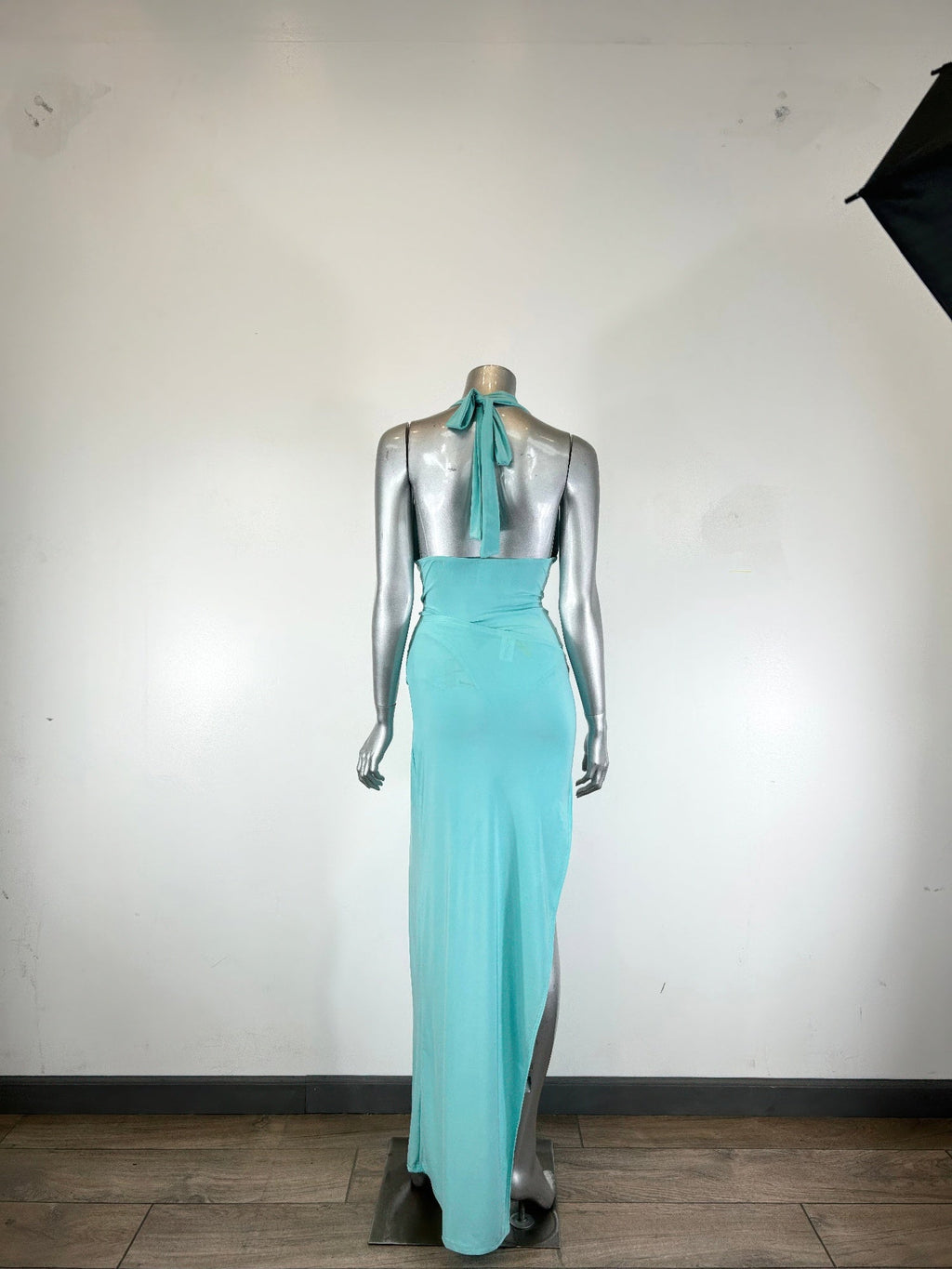 Body Suit Skirt Set Halter Neck Tie - Crowned Energy CO.