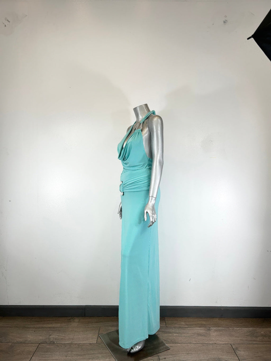 Body Suit Skirt Set Halter Neck Tie - Crowned Energy CO.