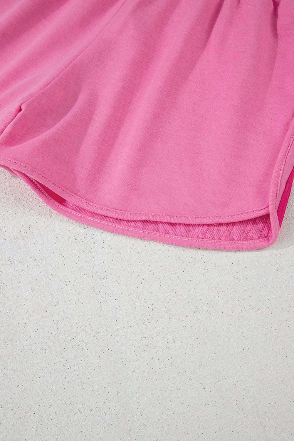 Bonbon Color Block Stripes Elastic High Waist Active Shorts - Crowned Energy CO.