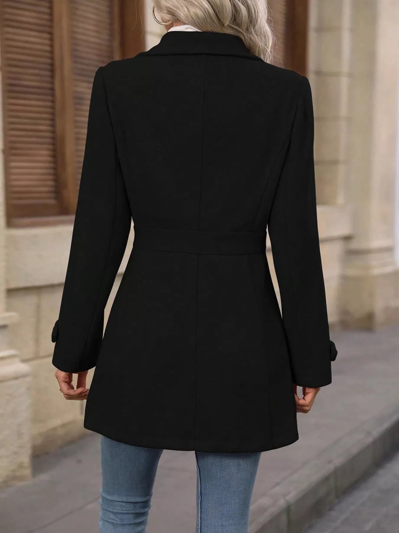 Button Up Long Sleeve Outerwear - Crowned Energy CO.