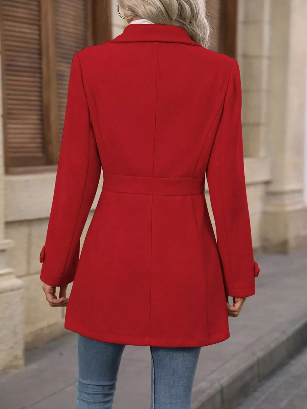 Button Up Long Sleeve Outerwear - Crowned Energy CO.