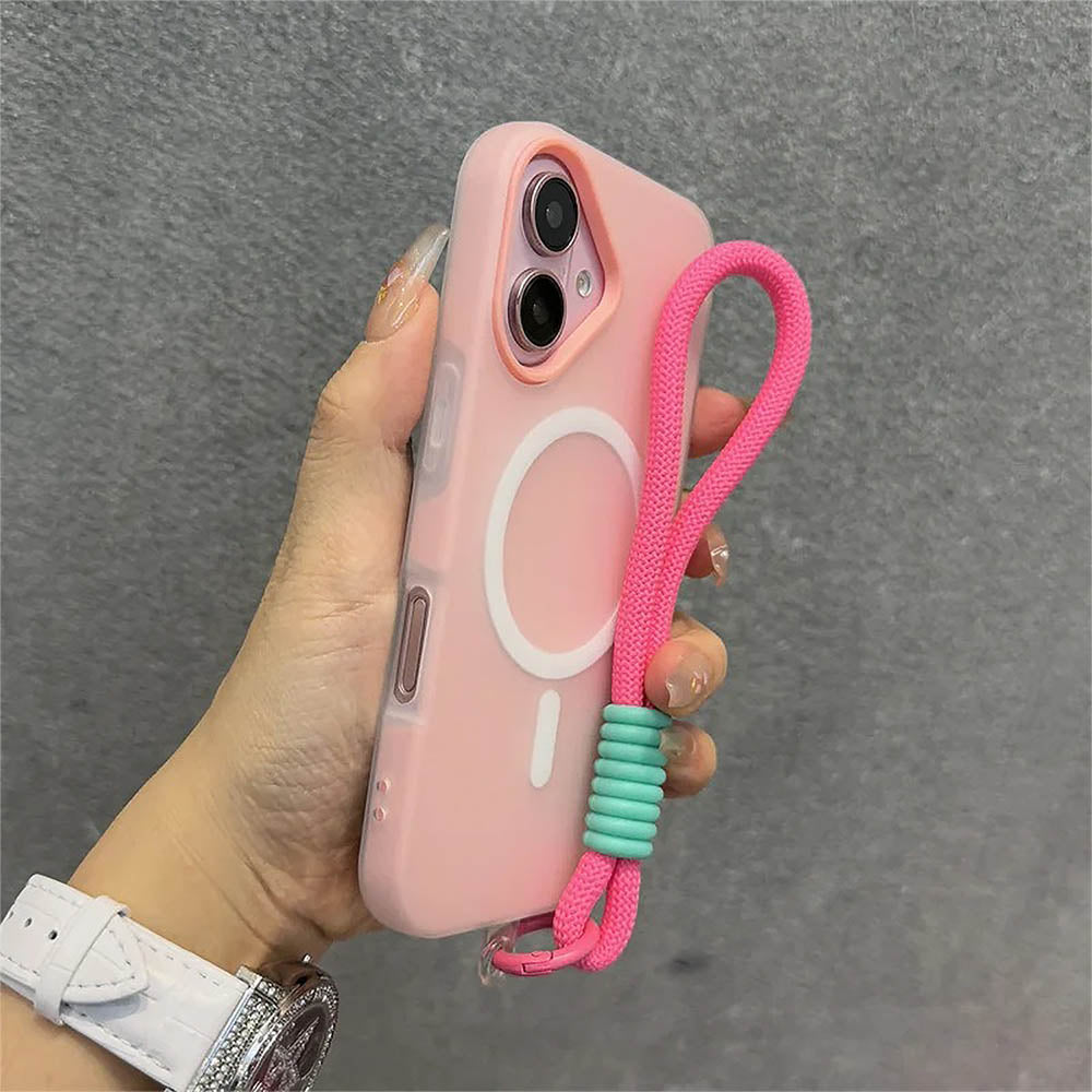 Candy Color Lanyard iPhone Case | ZAKAPOP - Crowned Energy CO.