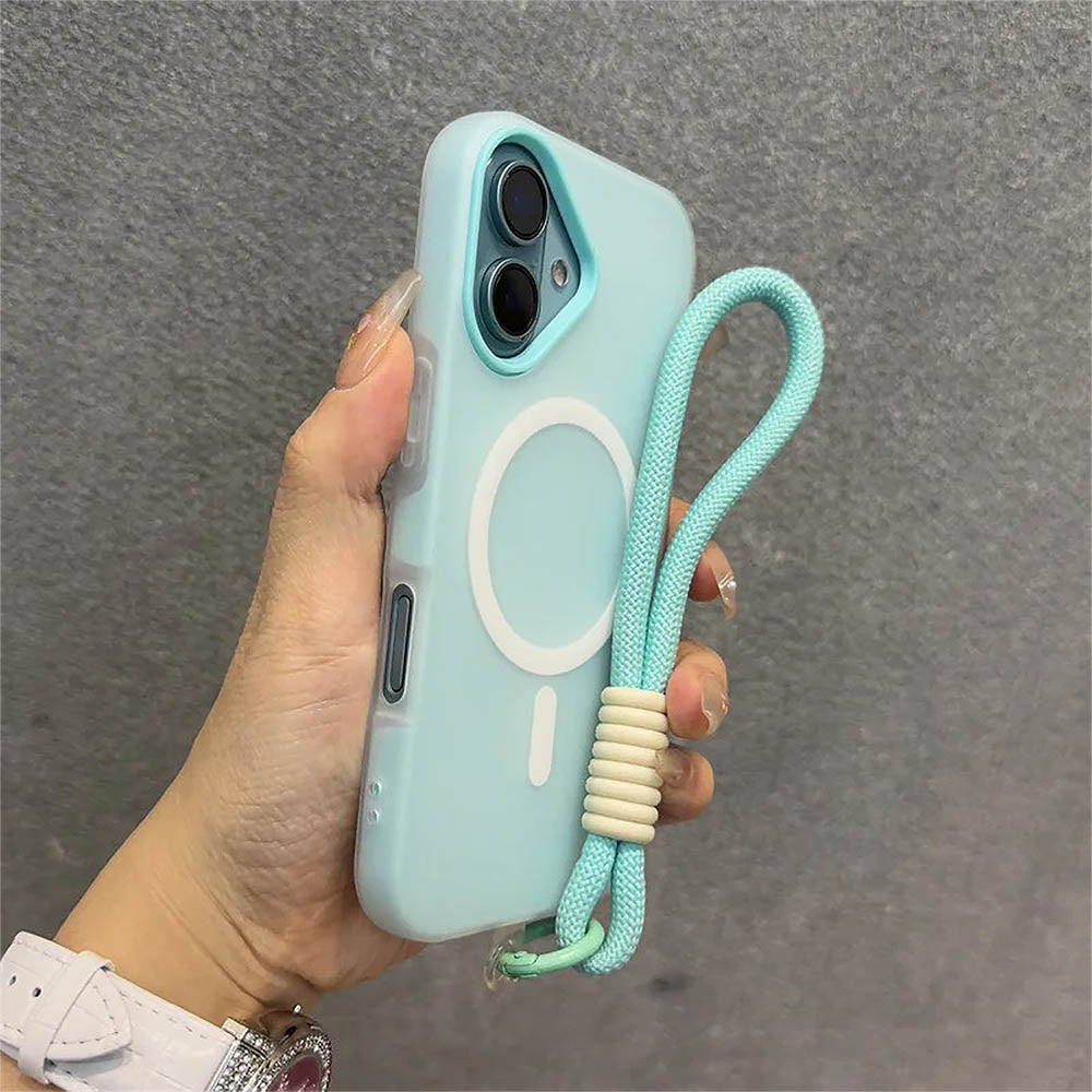 Candy Color Lanyard iPhone Case | ZAKAPOP - Crowned Energy CO.