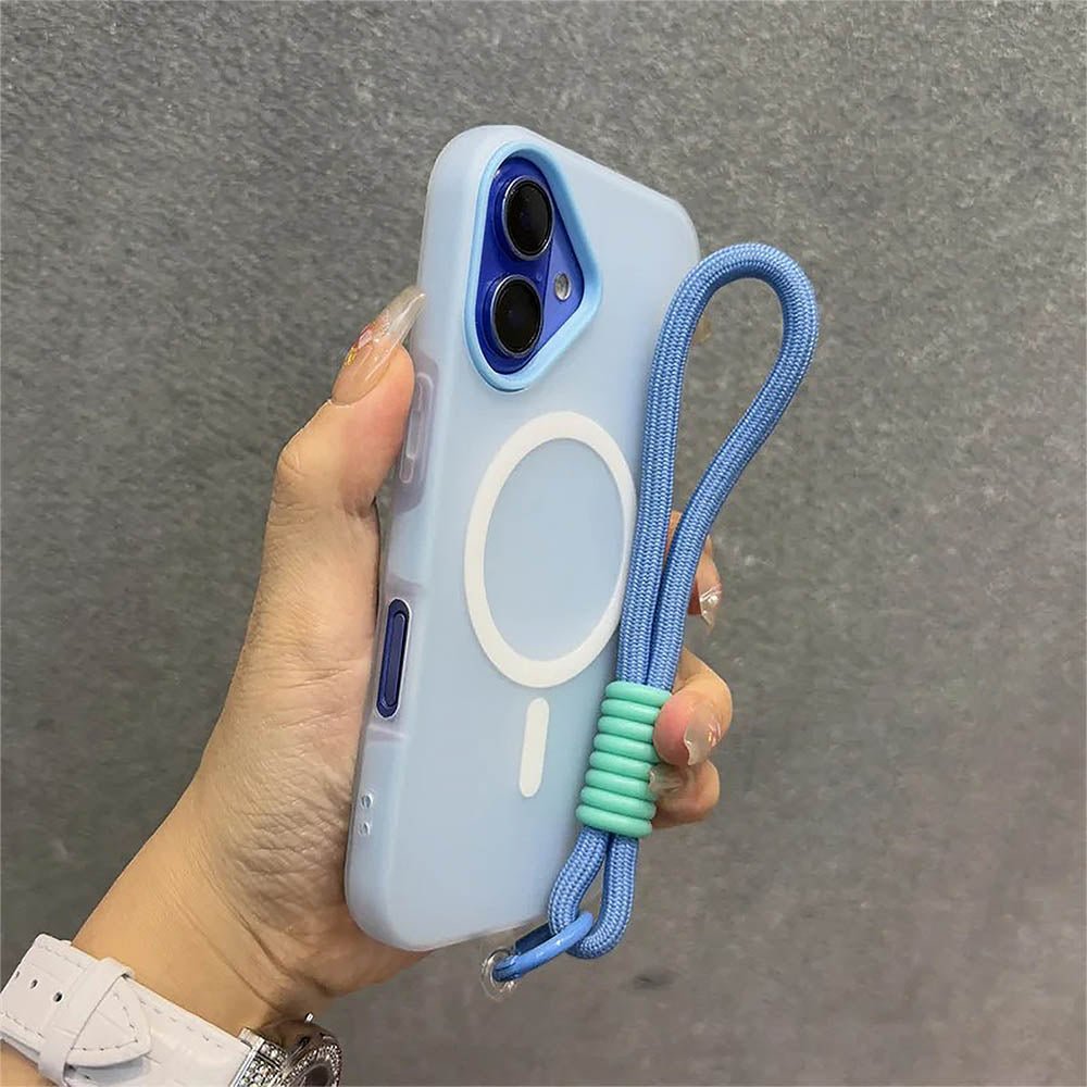 Candy Color Lanyard iPhone Case | ZAKAPOP - Crowned Energy CO.