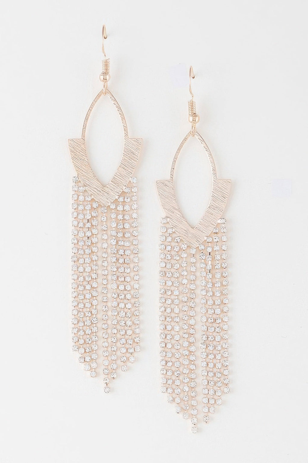 Crowned Energy CO. Gold Clear HD ACCESSORIES Earrings Cascade Earrings
