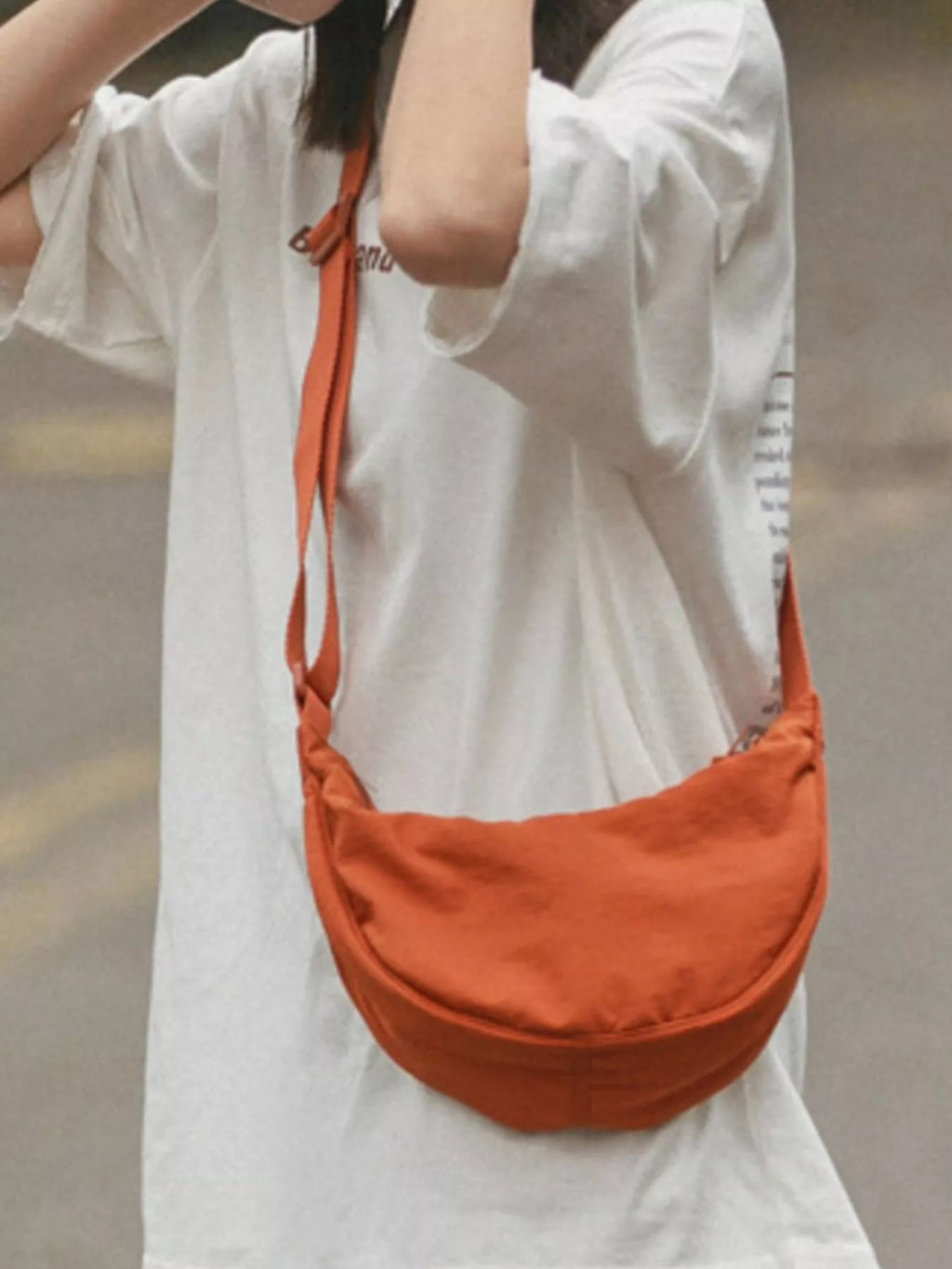 Casual Lightweight Crescent Crossbody Bag - Crowned Energy CO.