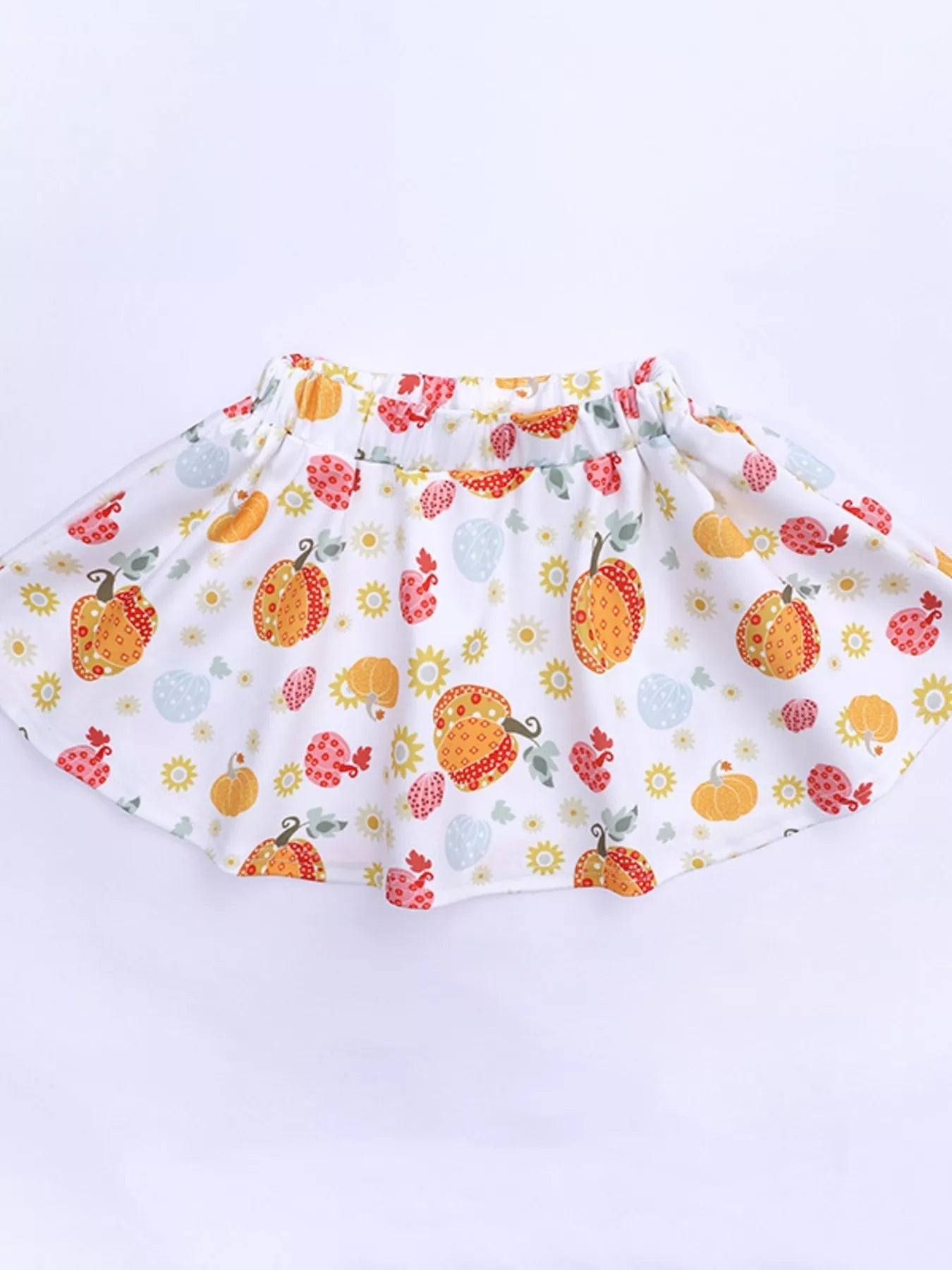 Children's First Thanksgiving Top and Skirt Outfit Set - Crowned Energy CO.