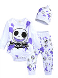 Children's Halloween Bodysuit and Pants Set with Hat - Crowned Energy CO.