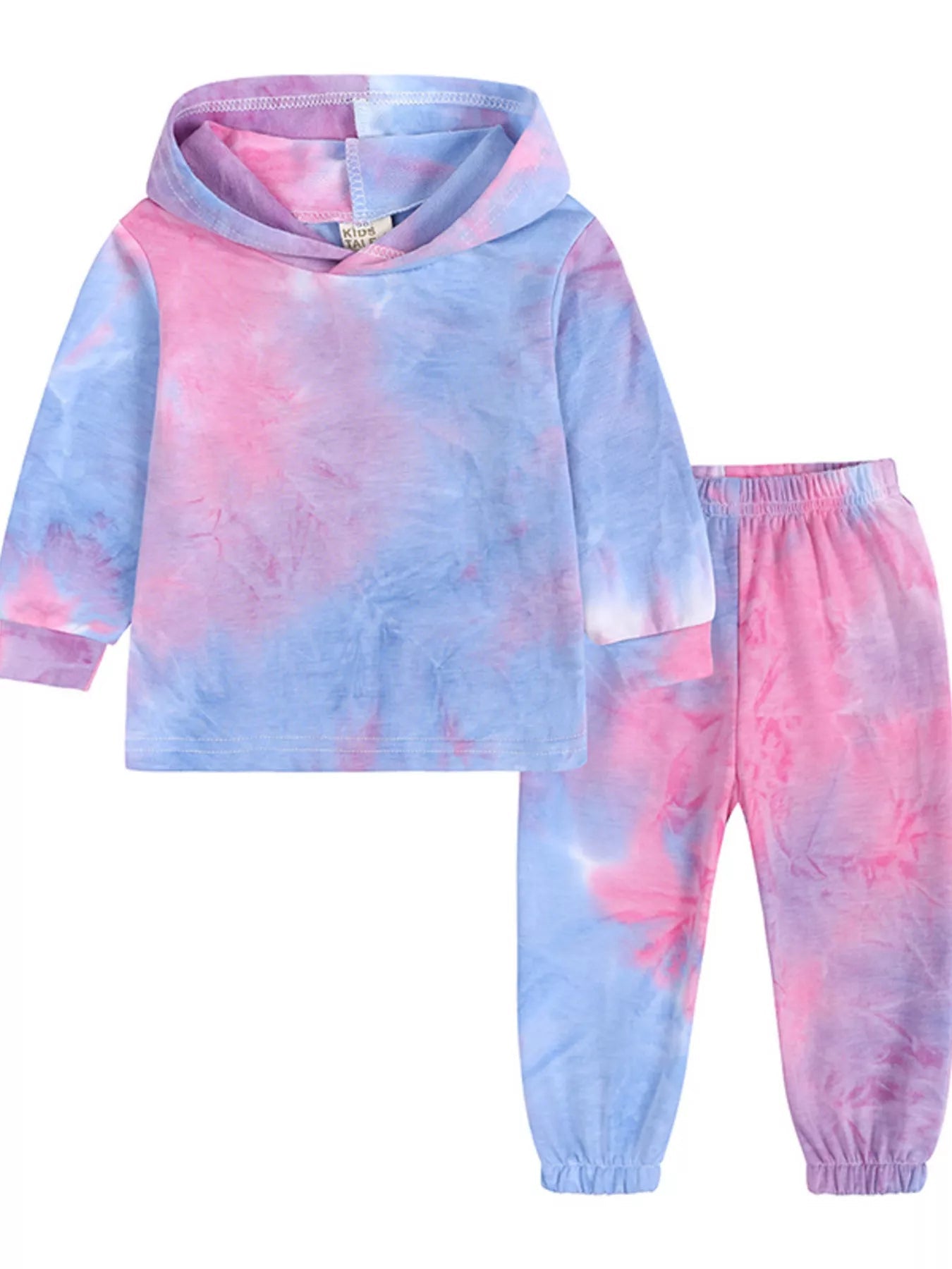 Children's Tie - Dye Hoodie and Pants Set - Crowned Energy CO.