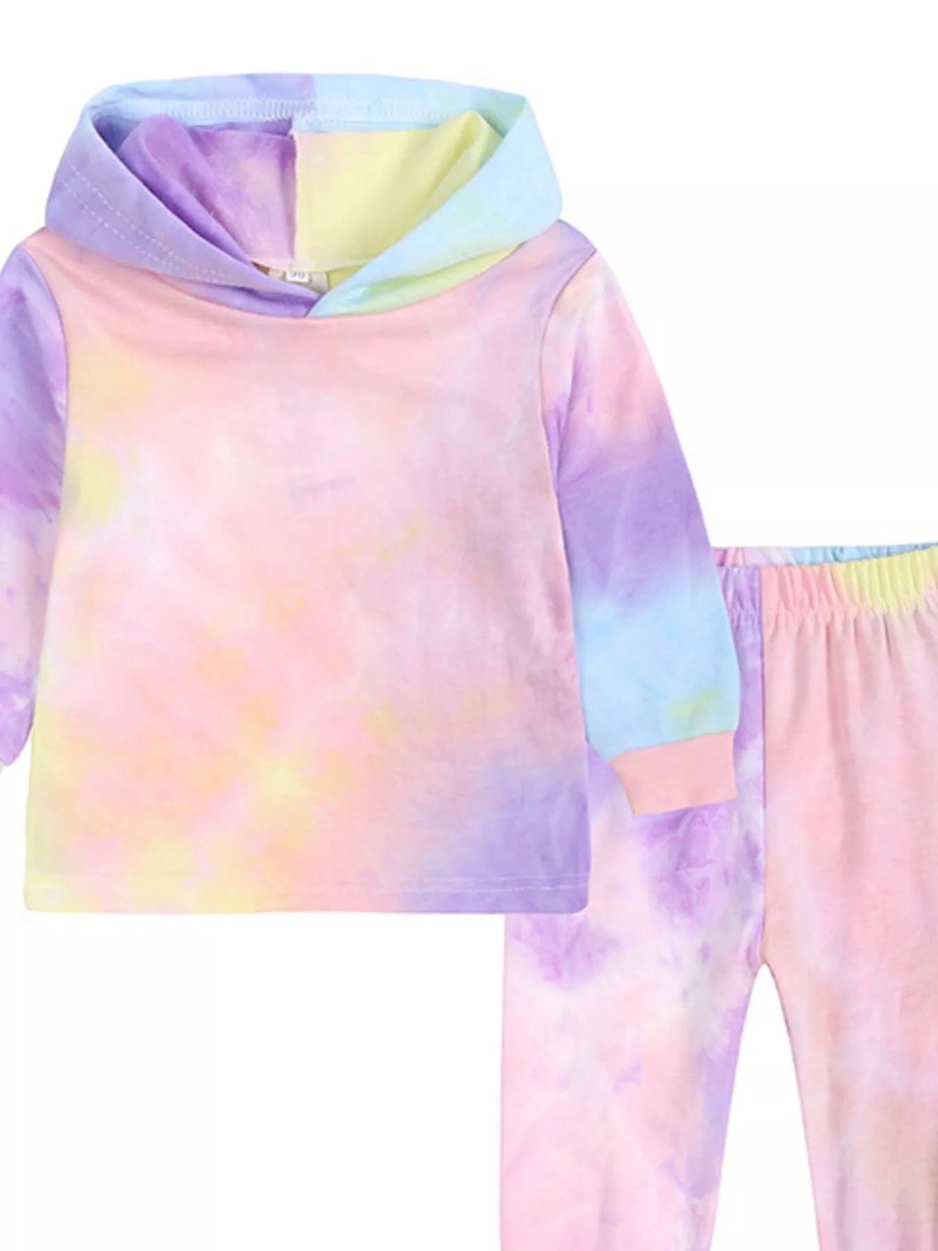 Children's Tie - Dye Hoodie and Pants Set - Crowned Energy CO.