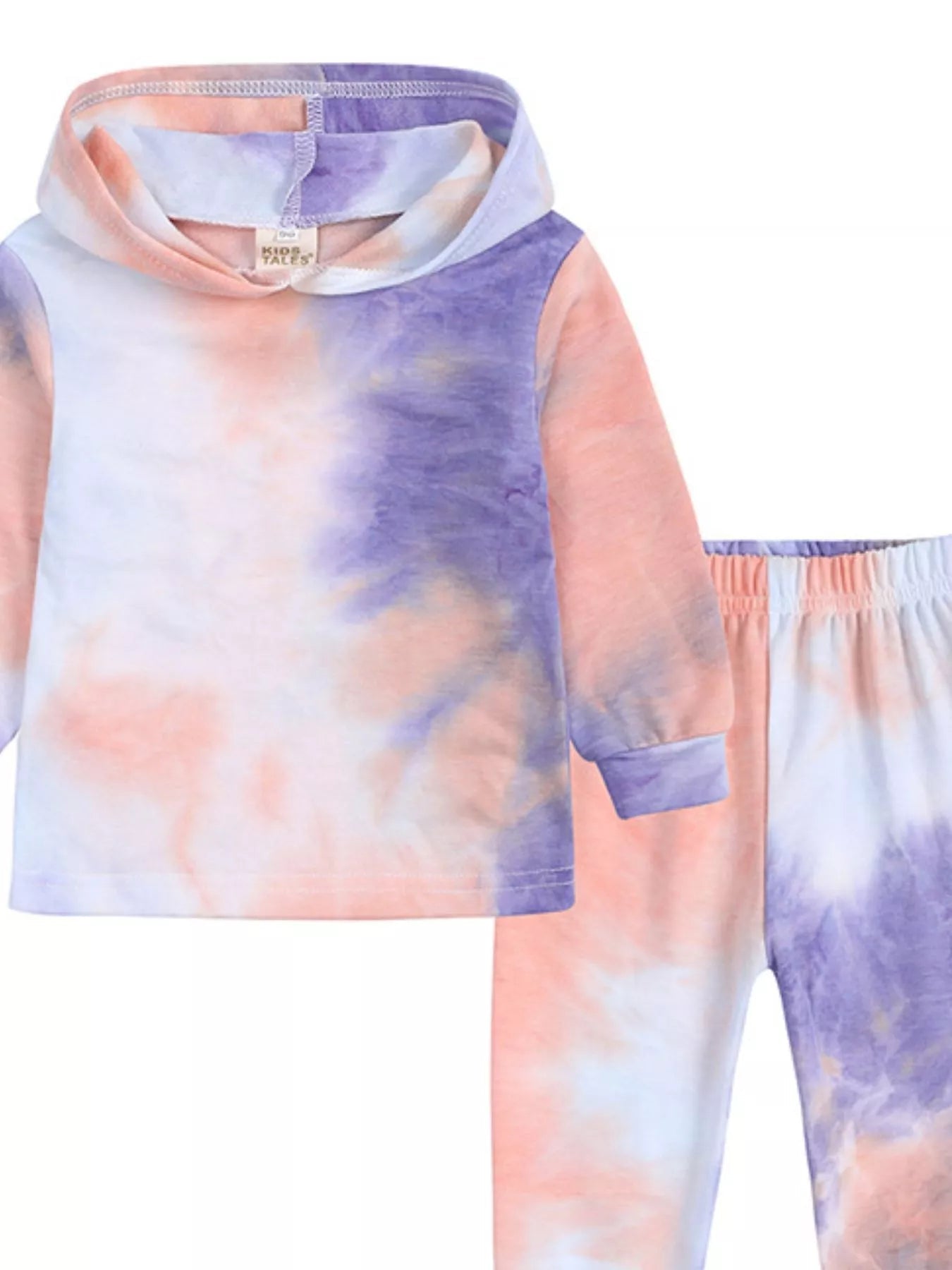 Children's Tie - Dye Hoodie and Pants Set - Crowned Energy CO.