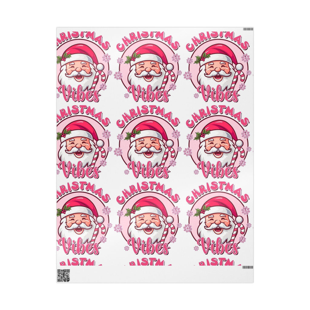 Christmas Vibing Wrapping Paper Roll — Vibing Gift Wrap - Crowned Energy CO.