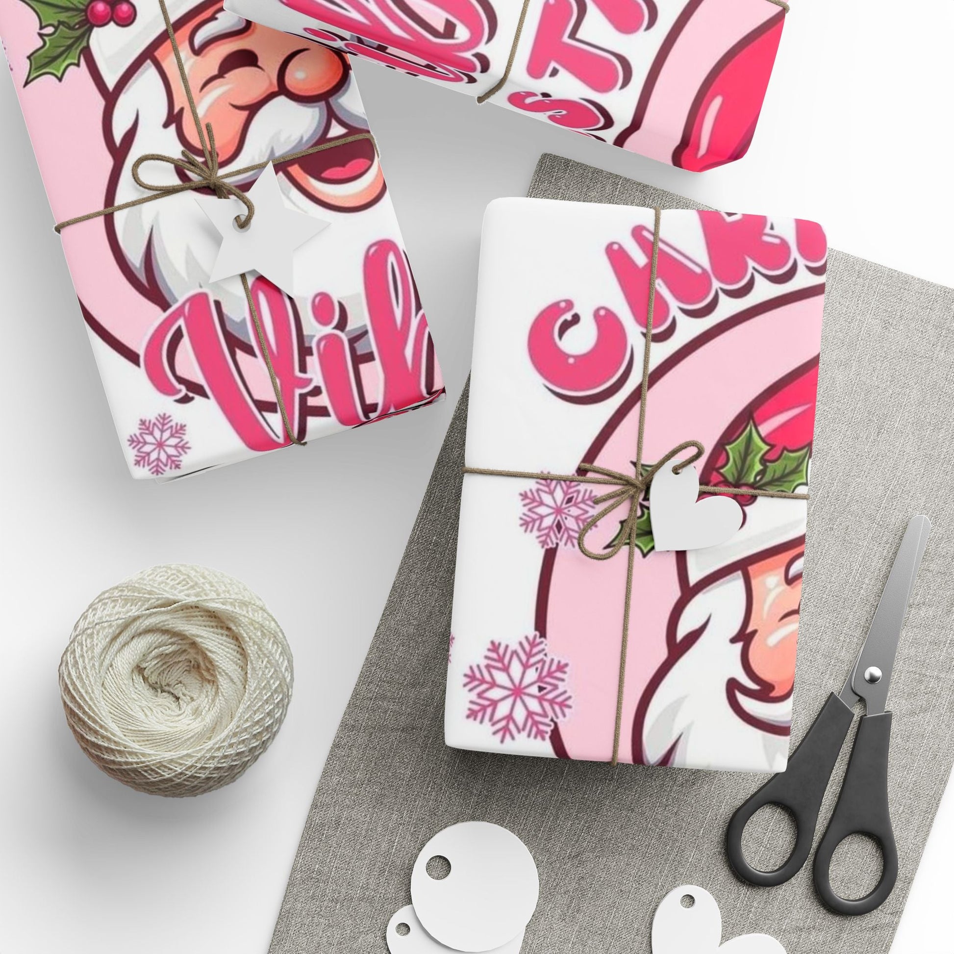 Christmas Vibing Wrapping Paper Roll — Vibing Gift Wrap - Crowned Energy CO.