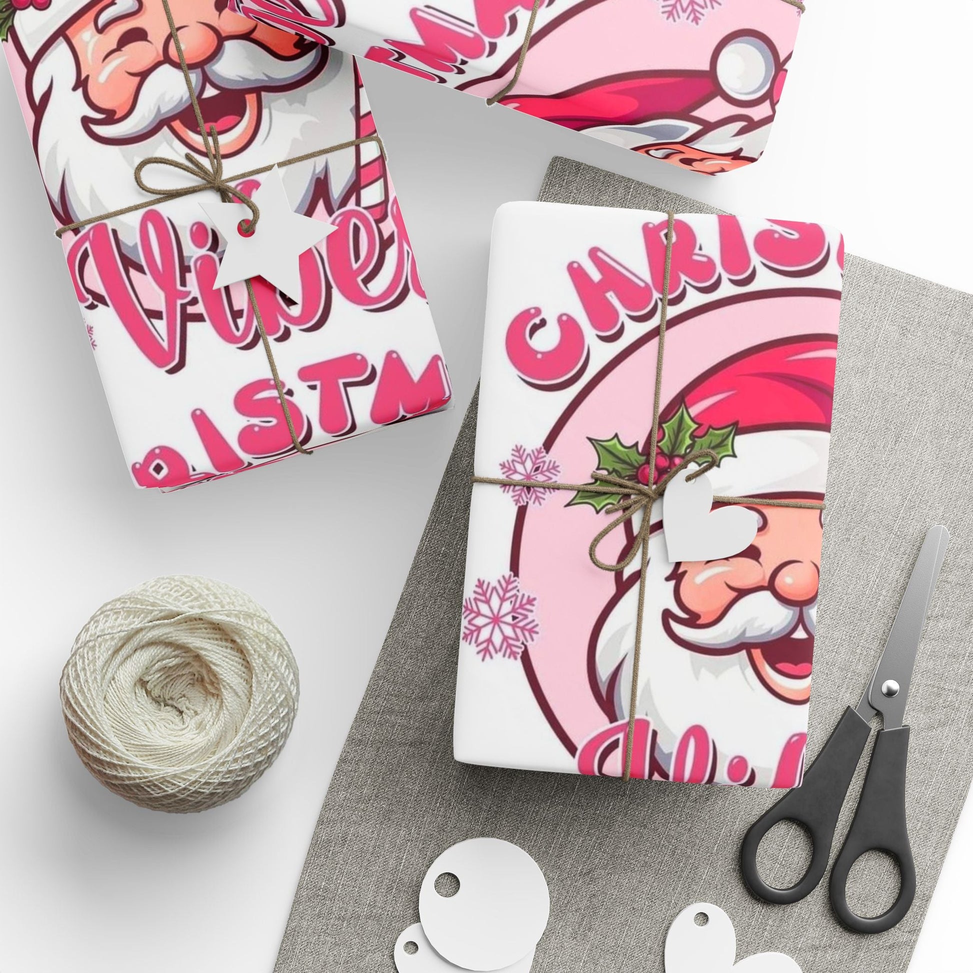Christmas Vibing Wrapping Paper Roll — Vibing Gift Wrap - Crowned Energy CO.