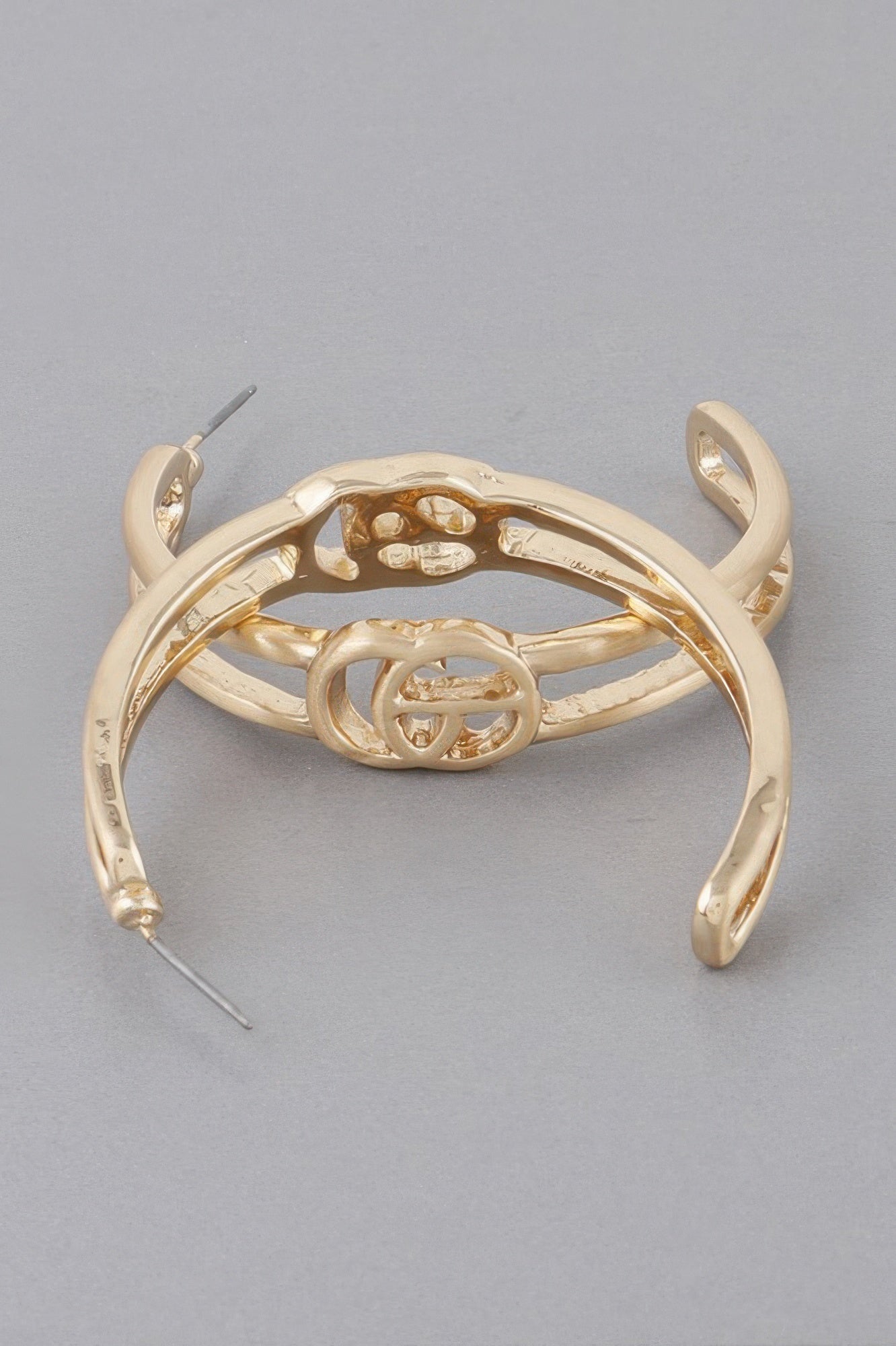 Classic Cg Hoop Earrings - Crowned Energy CO.