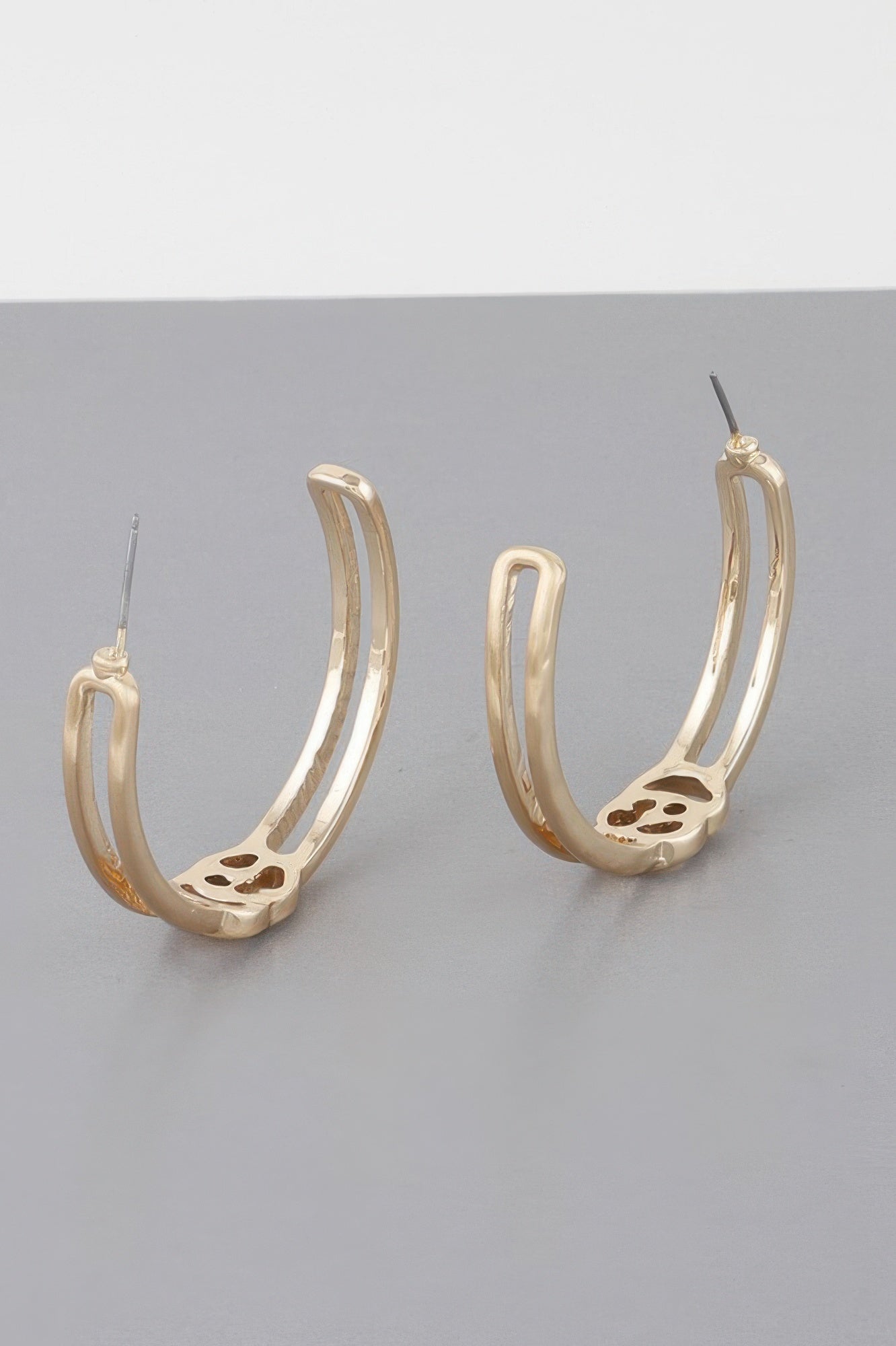 Classic Cg Hoop Earrings - Crowned Energy CO.