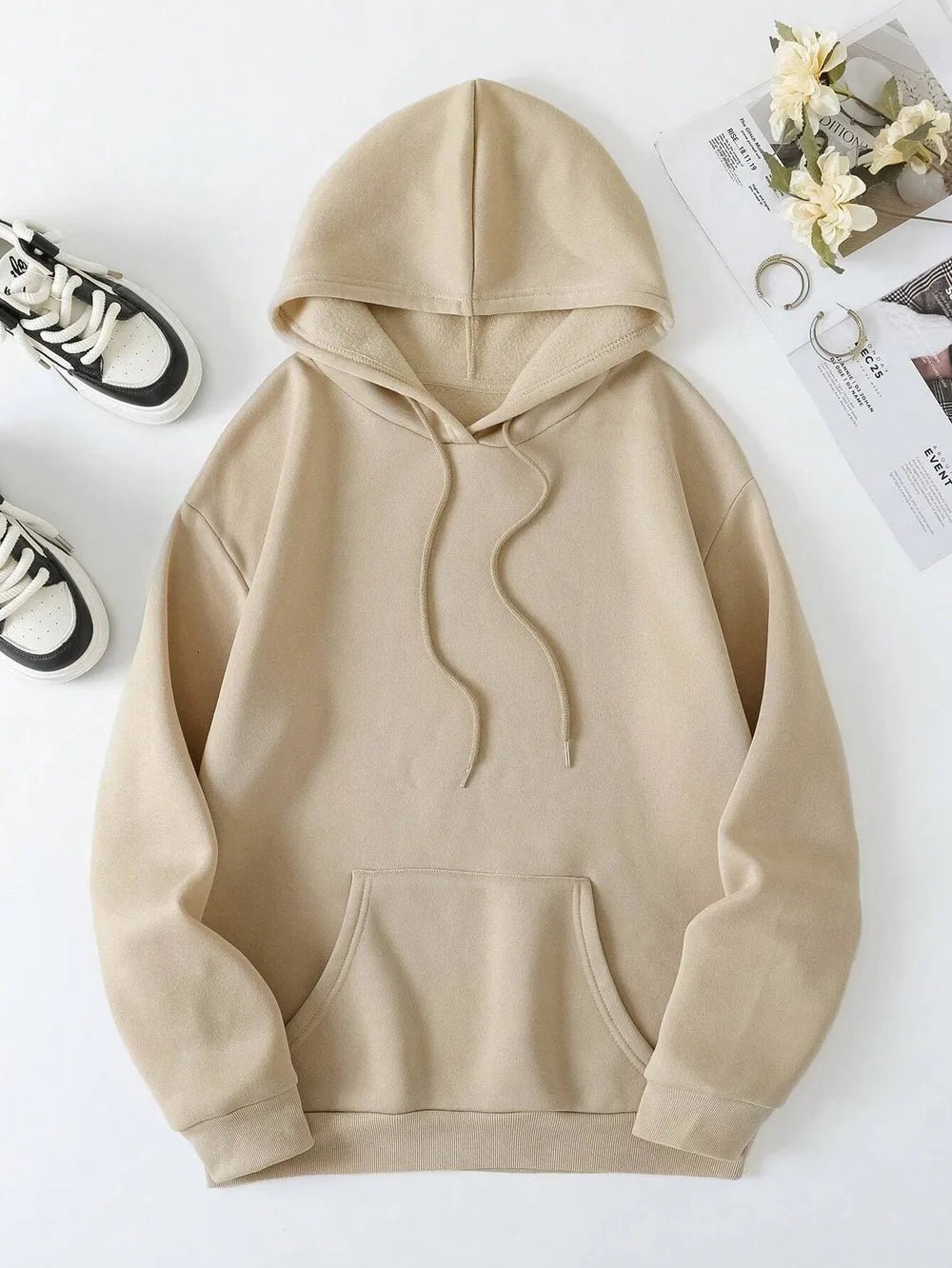 FAITH OVER FEAR Dropped Shoulder Hoodie - Crowned Energy CO.