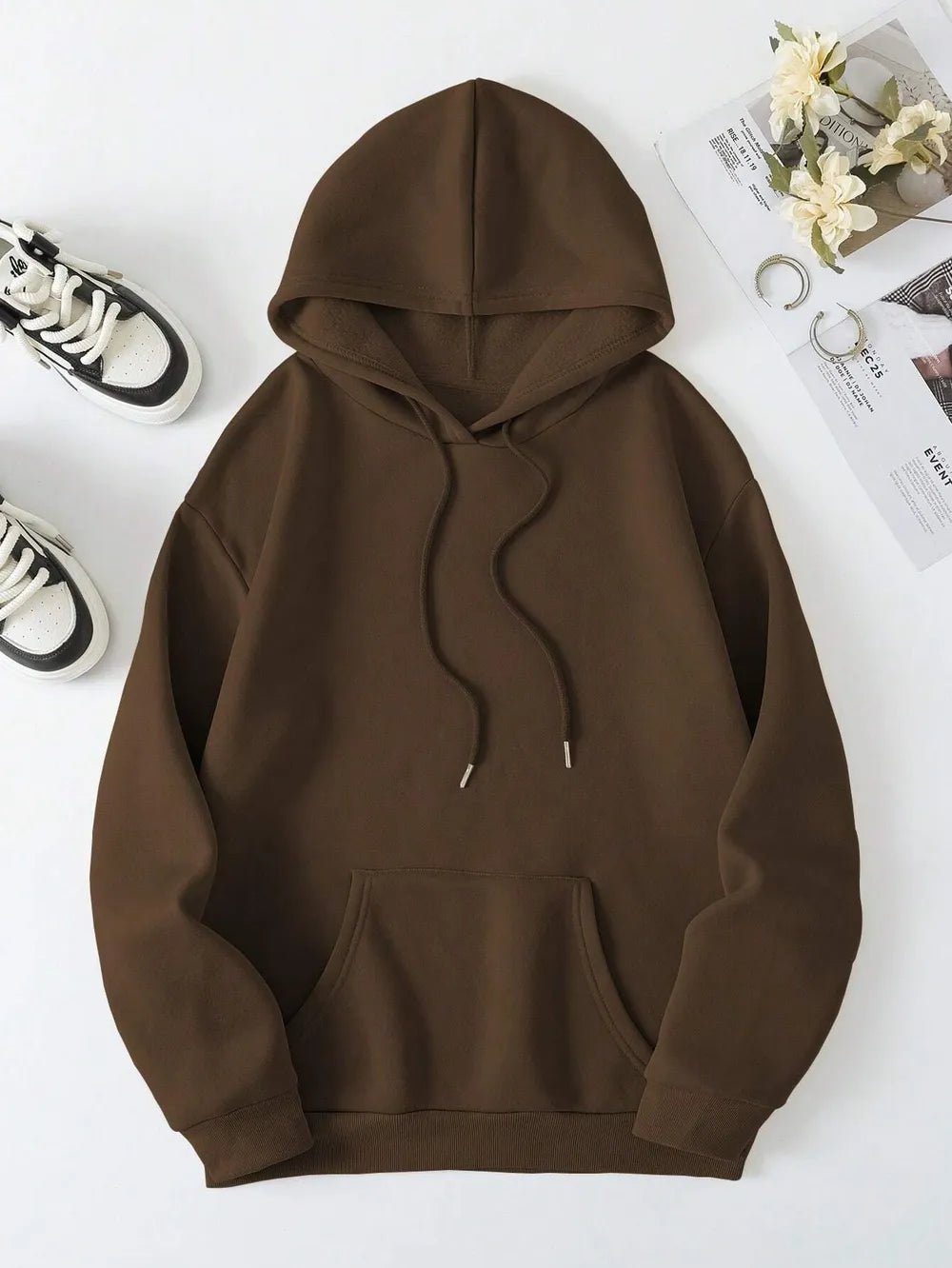 FAITH OVER FEAR Dropped Shoulder Hoodie - Crowned Energy CO.