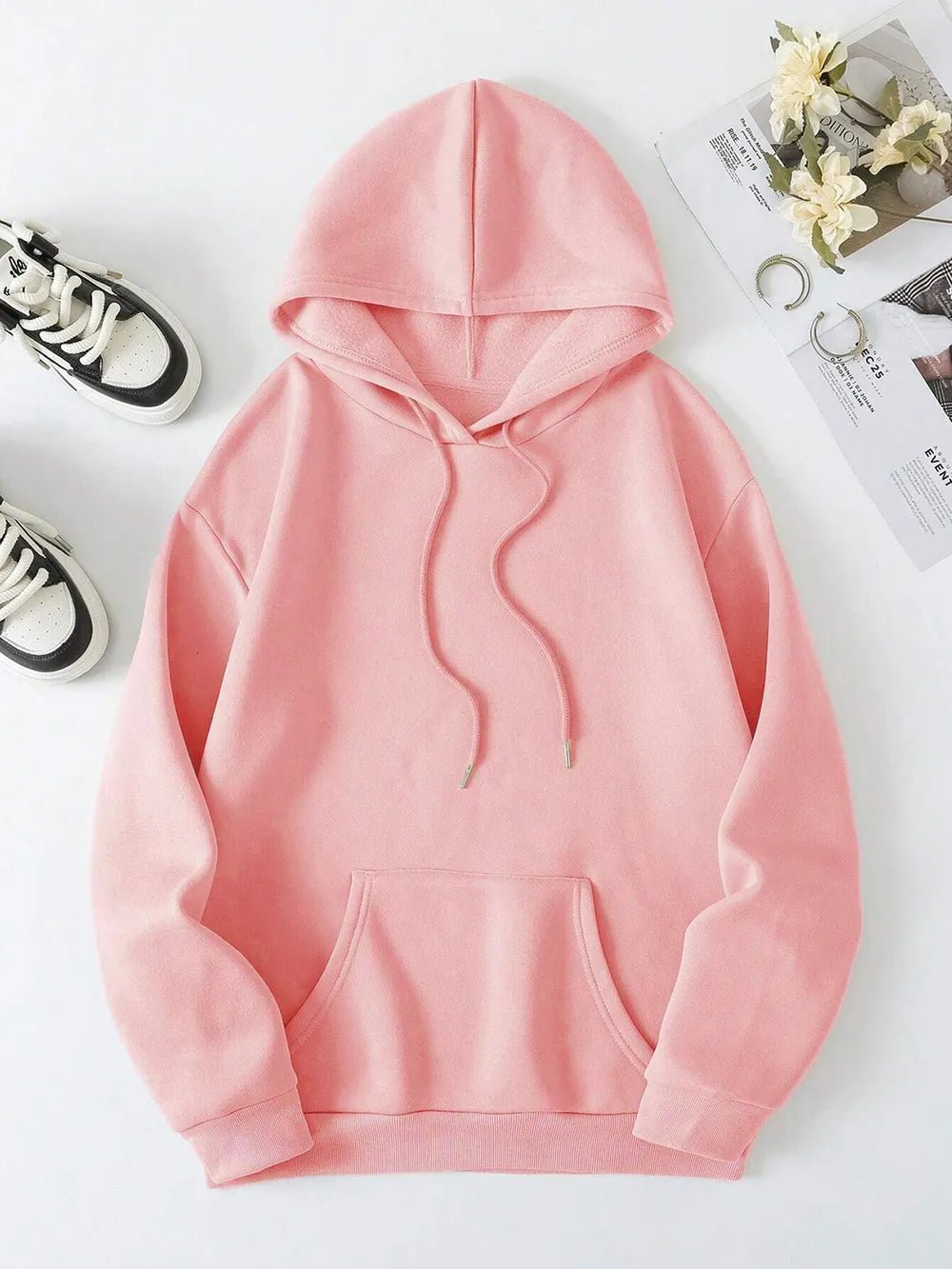 FAITH OVER FEAR Dropped Shoulder Hoodie - Crowned Energy CO.