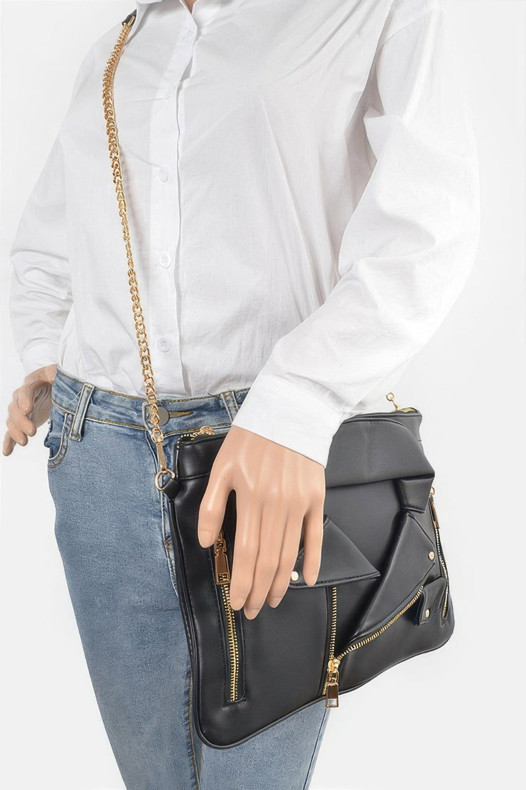 Faux Leather Novelty Bag - Crowned Energy CO.