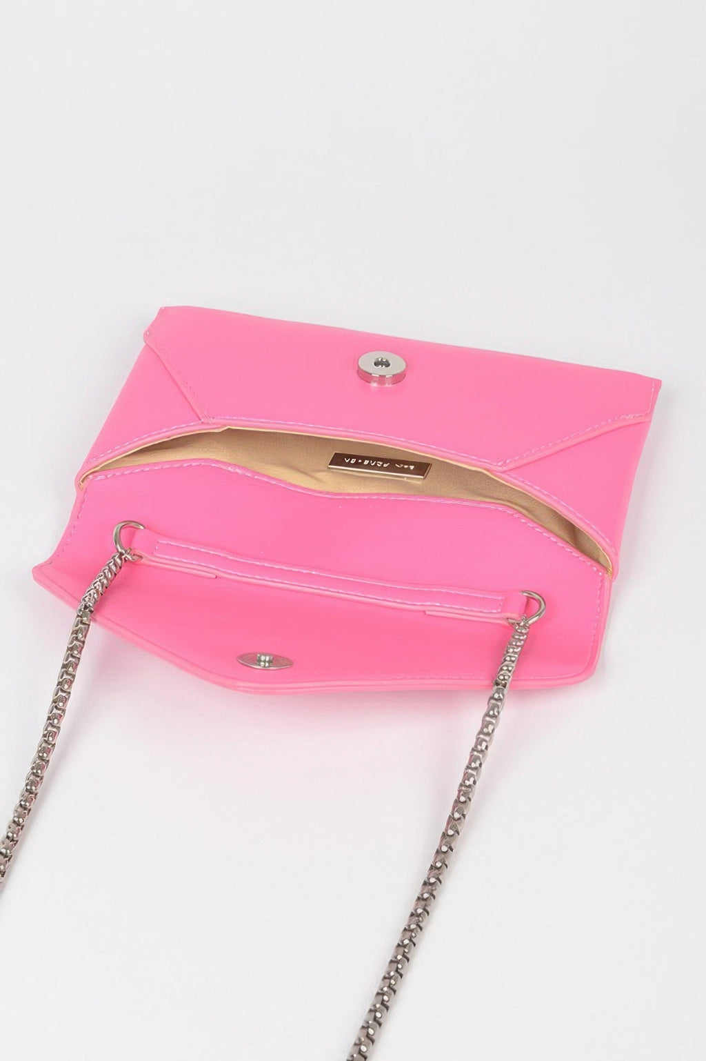 Crowned Energy CO. Black HD ACCESSORIES Clutch Faux Leather Small Envelope Clutch