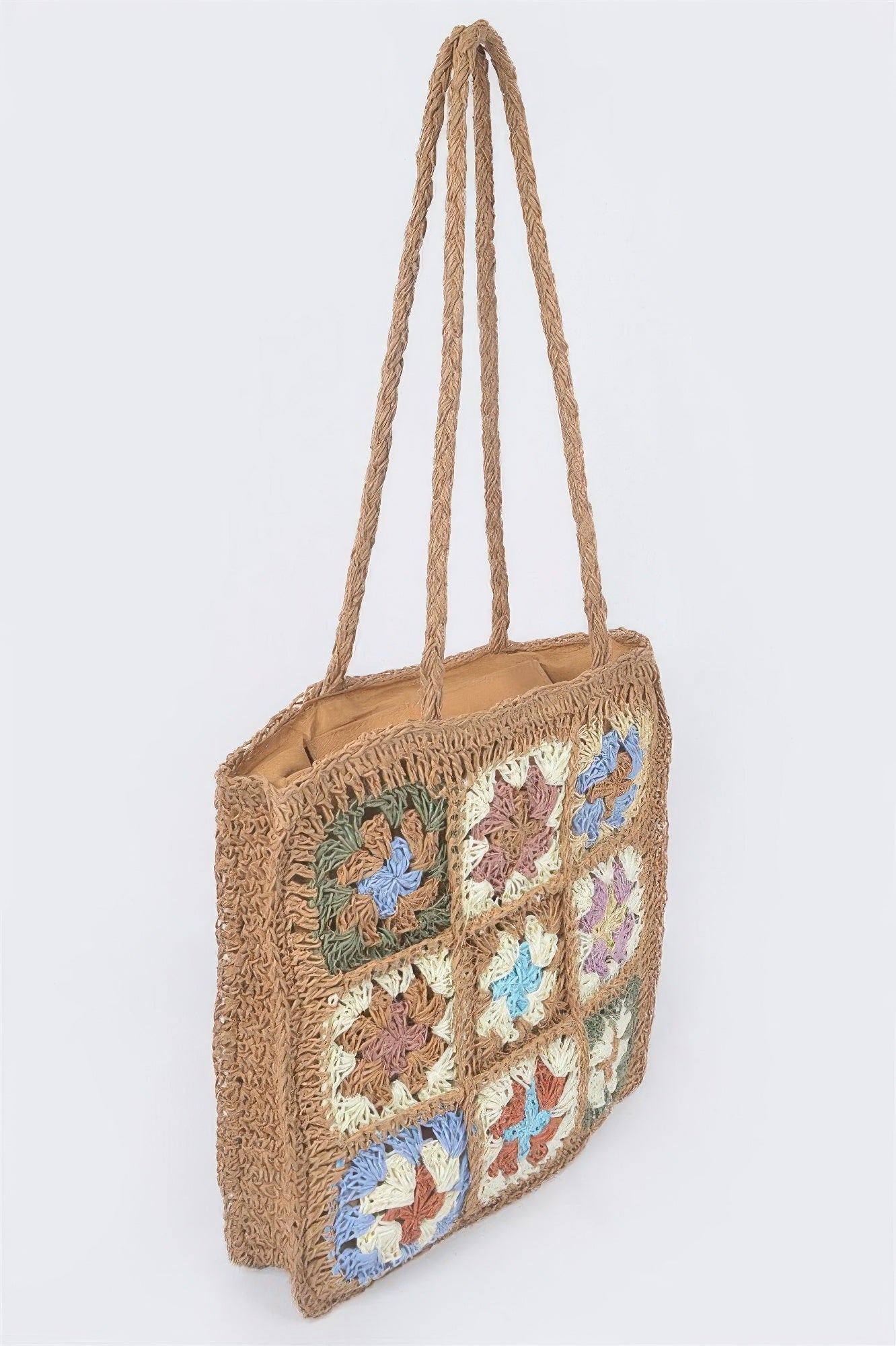 Faux Straw Tote Bag - Crowned Energy CO.