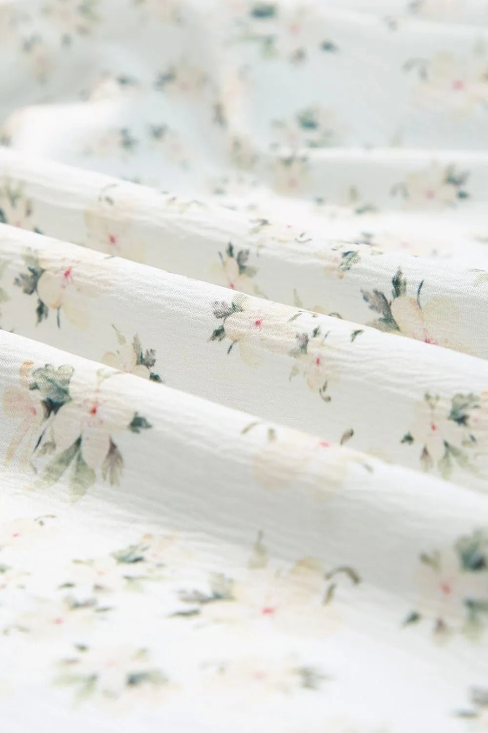 Floral Smocked Short Puff Sleeve Maxi Dress - Crowned Energy CO.
