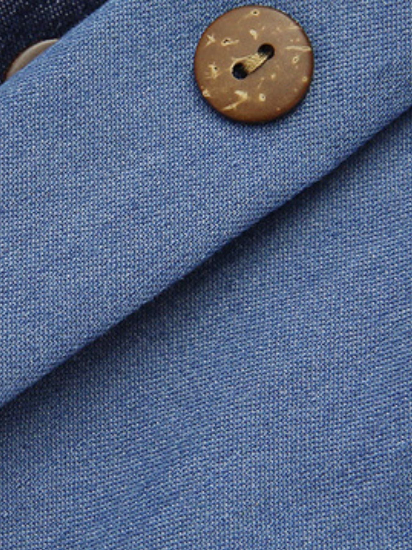 Full Size Button - Front Denim A - Line Skirt Plus Size - Crowned Energy CO.