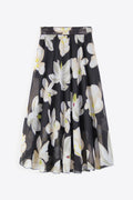 Full Size Floral Tie - Waist Skirt - Crowned Energy CO.